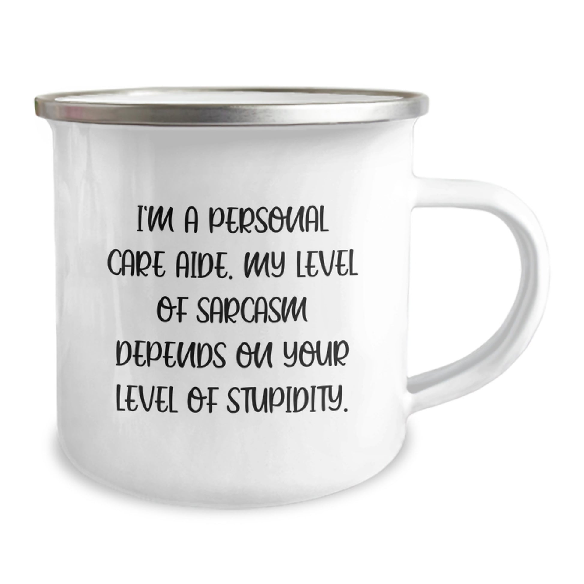 Funny Personal Care Aide Gifts from Friends or Family - Birthday Unique Gifts for Personal Care Aide Men or Women - Camping Mug with Sassy Quote - Image 2