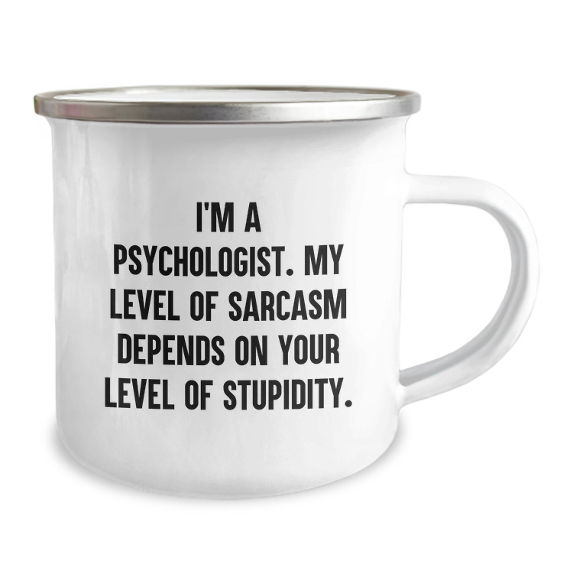 Funny Psychologist Gifts for Men - Camping Mug, I'm A Psychologist - Great Christmas Unique Gifts from Friends, Family and Coworkers - Funny Psychologist Humor - Image 2