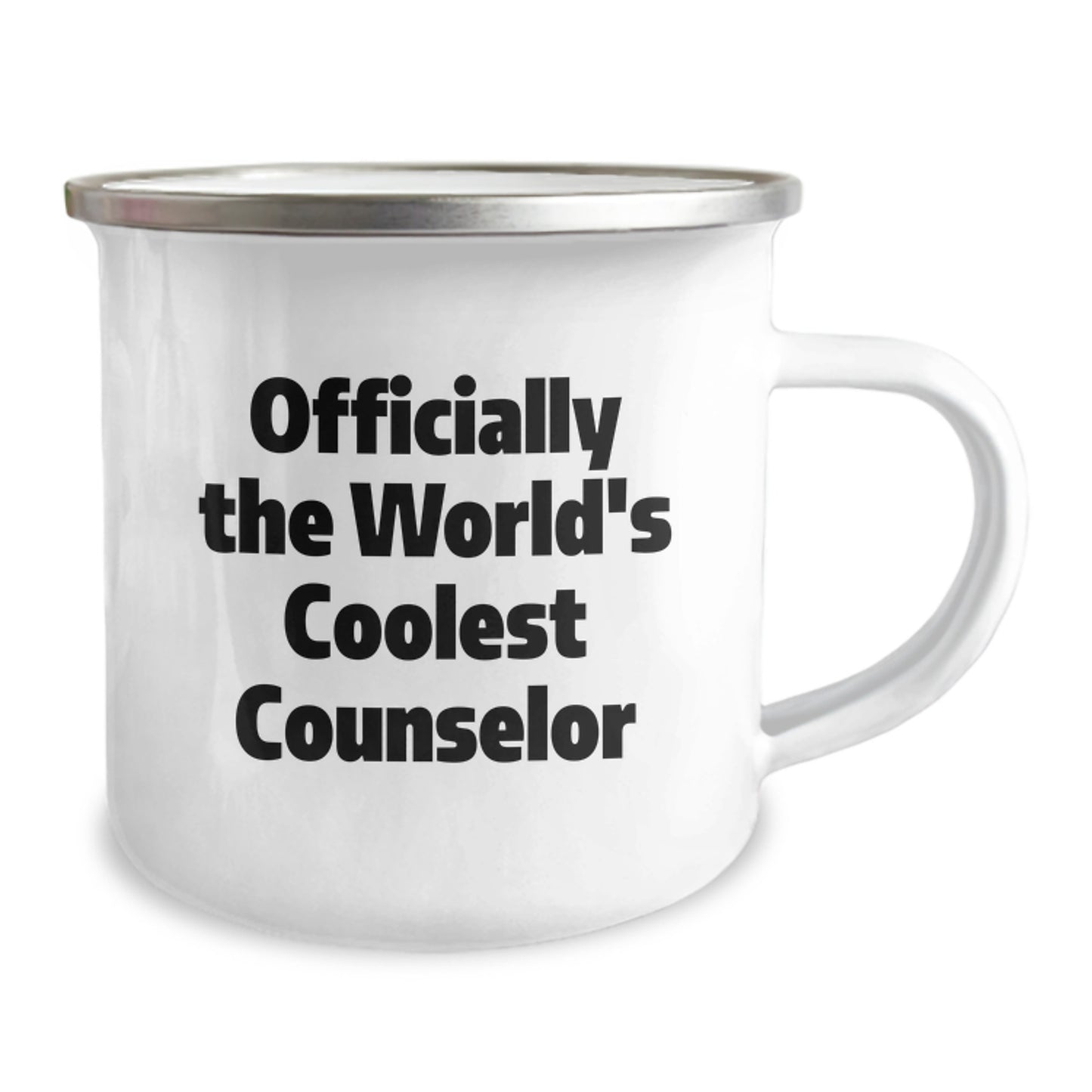 Funny Counselor Gifts for Men and Women, Officially The World's Coolest Counselor Camping Mug Valentine's Unique Gifts from Friends Family - Image 2