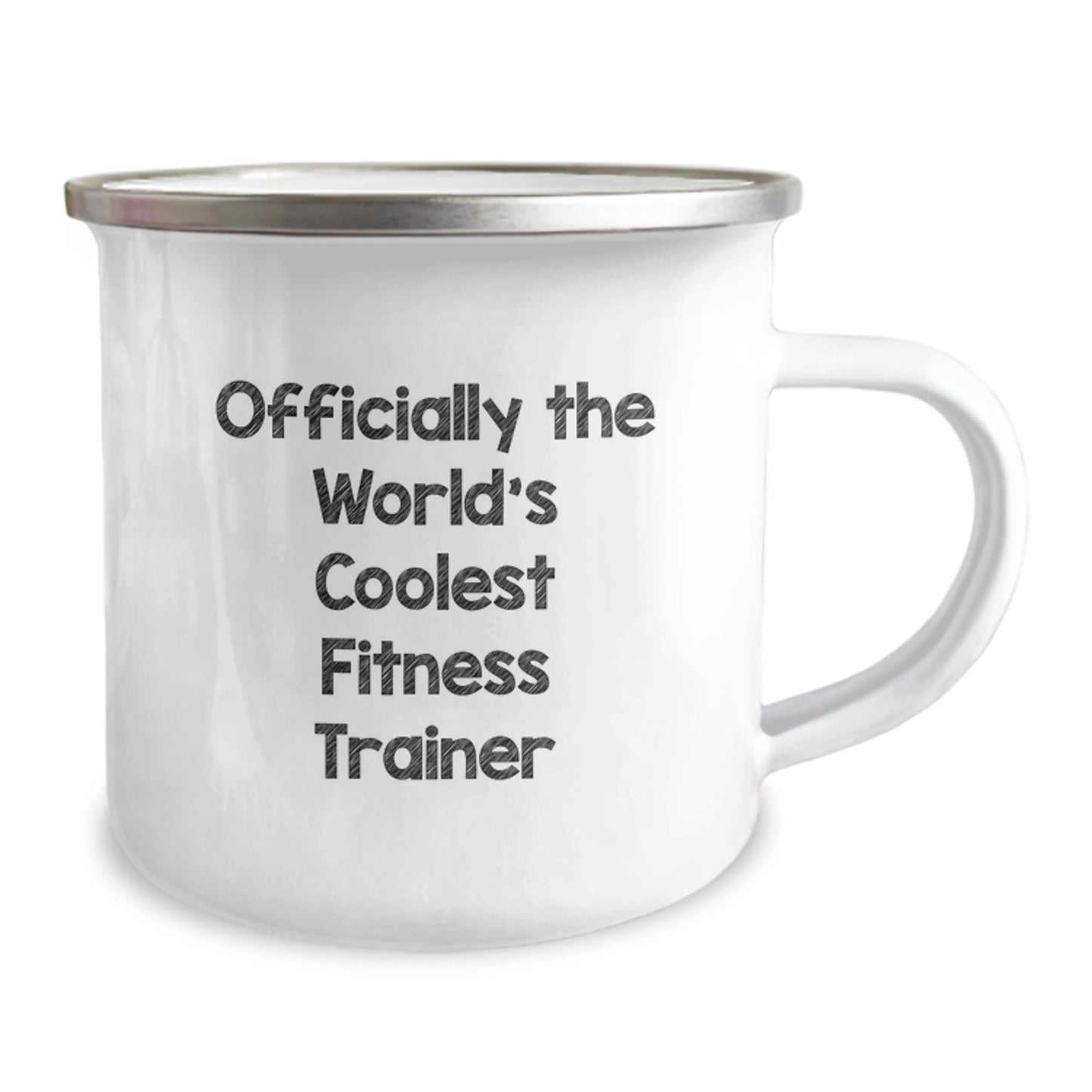Funny Fitness Trainer Gifts for Men - Officially The World's Coolest Quote - Unique Graduation Camping Mug for Friends and Family - Image 2