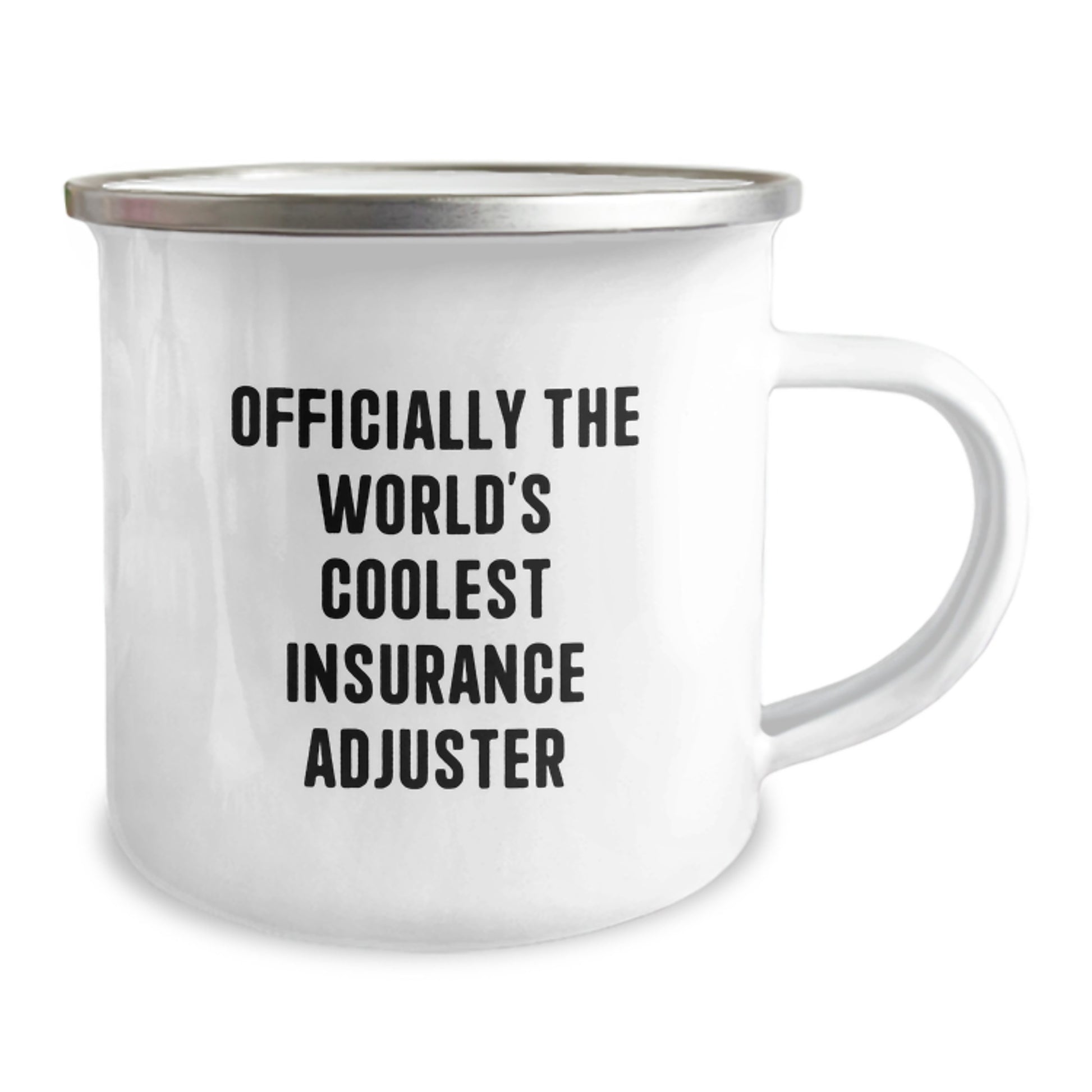Funny Insurance Adjuster Gifts for Men - Officially The World's Coolest Insurance Adjuster Camping Mug, Unique Christmas Unique Gifts from Friends to Family - Image 2