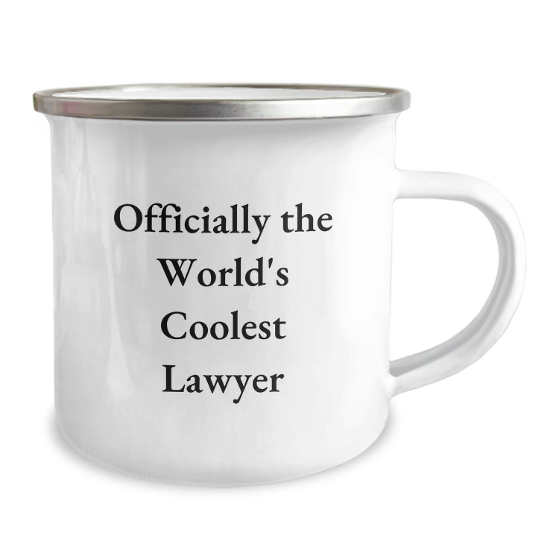 Funny Lawyer Gifts for Men, Unique Graduation Unique Gifts from Men to Lawyer, Officially The World's Coolest Lawyer Camping Mug - Image 2