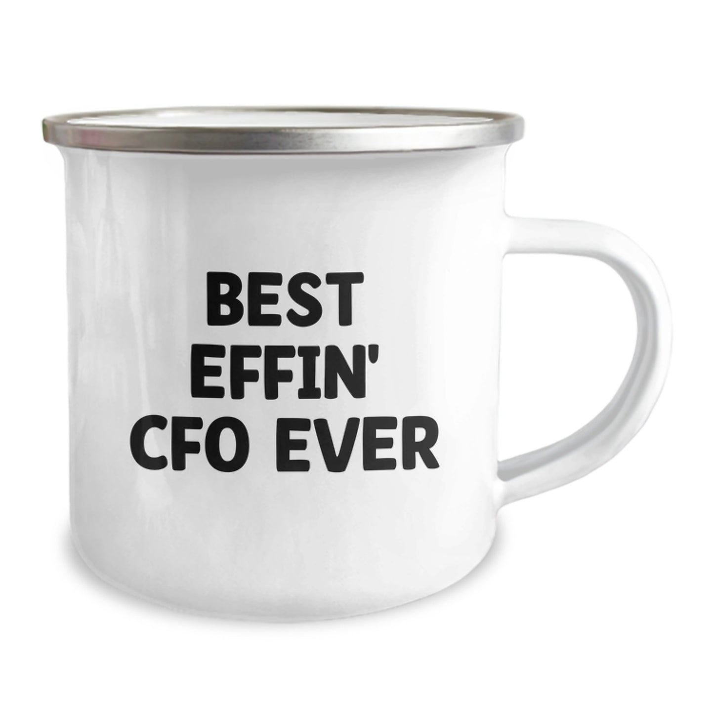 Funny CFO Gifts for Him, Best Effin' Cfo Ever Camping Mug, Graduation Unique Gifts from Men to CFO, Best CFO, Funny Gifts for CFO - Image 2
