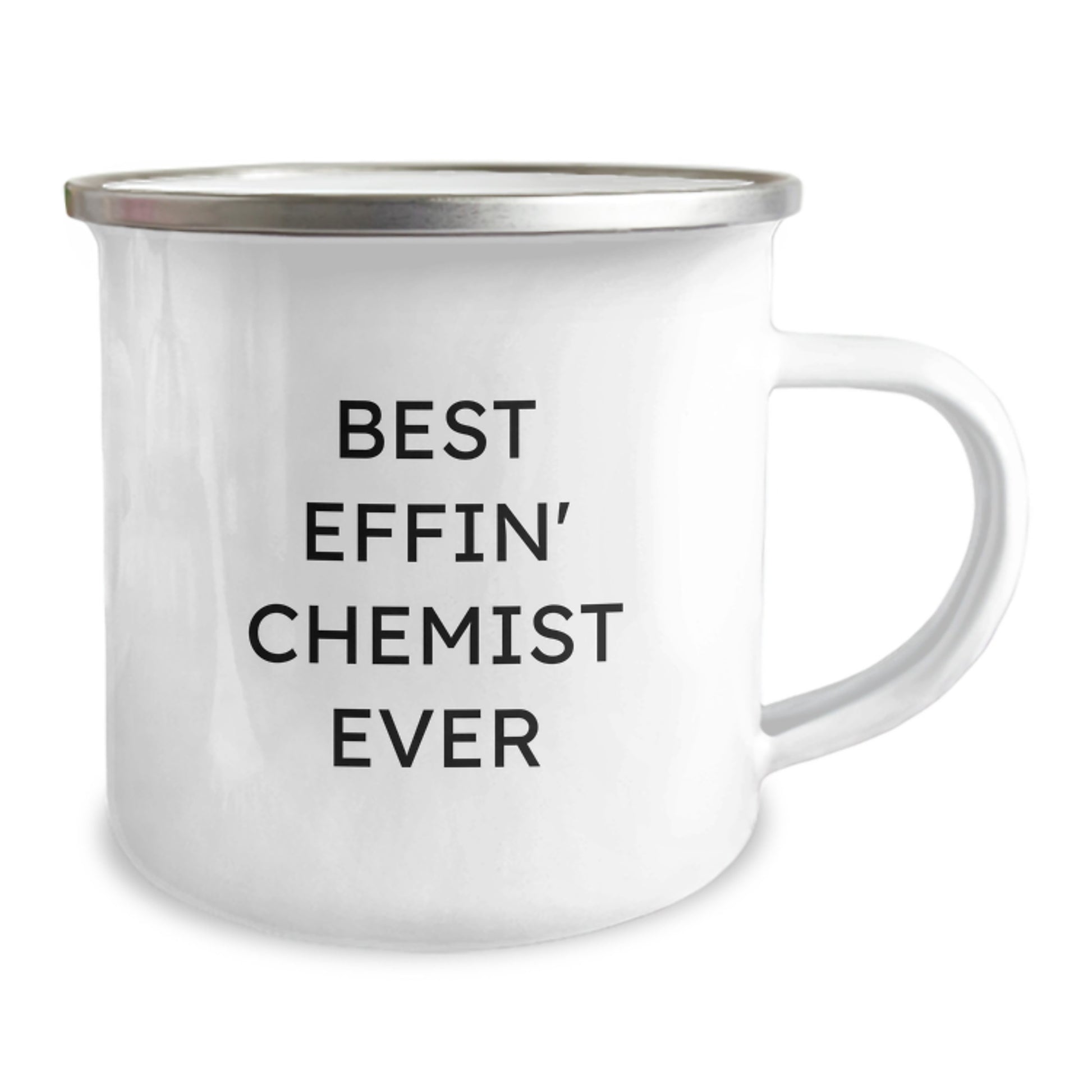 Funny Chemist Gifts from Friends, Best Effin Chemist Ever Camping Mug for Chemist Graduation Unique Gifts, Stainless Steel with Enamel Finish - Image 2