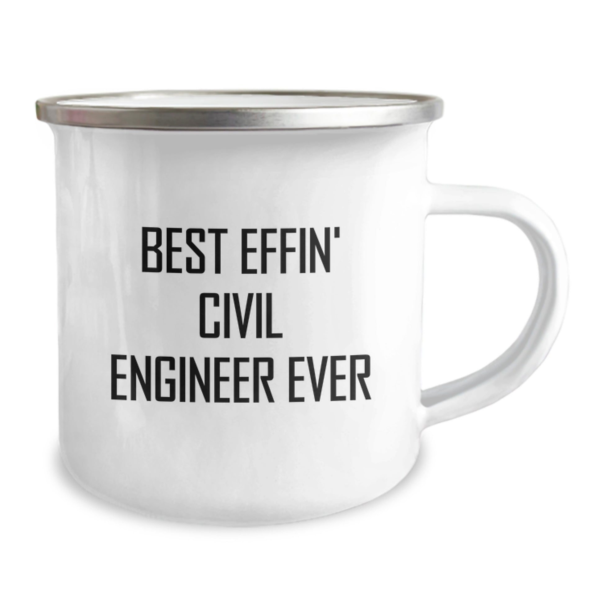 Funny Civil Engineer Gifts for Men, Camping Mug for Civil Engineer, Best Effin' Ever Graduation Unique Gifts - Image 2