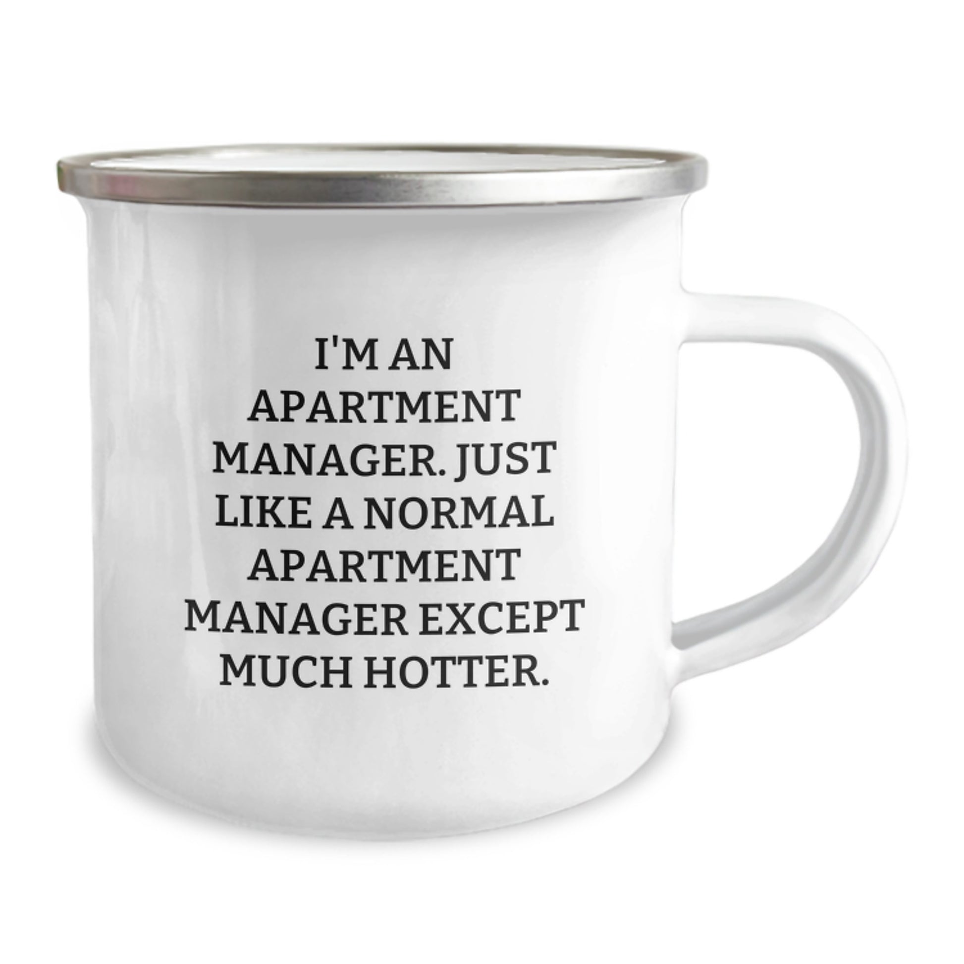 Funny Apartment Manager Gifts, Unique Camping Mug for Men, Gifts from Men to Apartment Manager, Father's Day Unique Gifts - Image 2