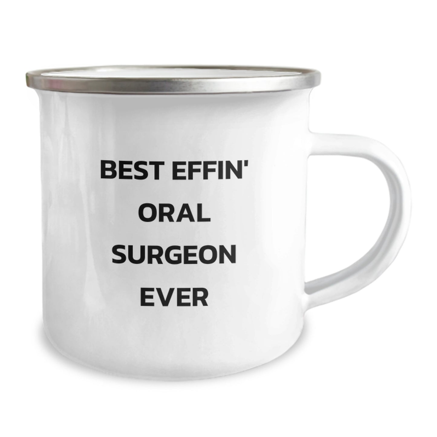 Funny Oral Surgeon Gifts for Men Best Effin' Oral Surgeon Ever Camping Mug Valentine's Unique Ideas from Friends - Image 2