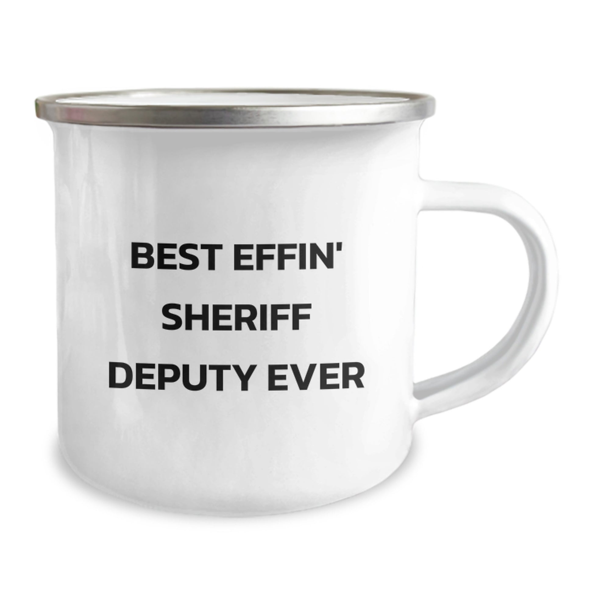 Funny Sheriff Deputy Gifts, Birthday Unique Gifts for Sheriff Deputy, Camping Mug with Best 'Effin' Sheriff Deputy Ever - Gifts from Men to Sheriff Deputy Friends - Image 2
