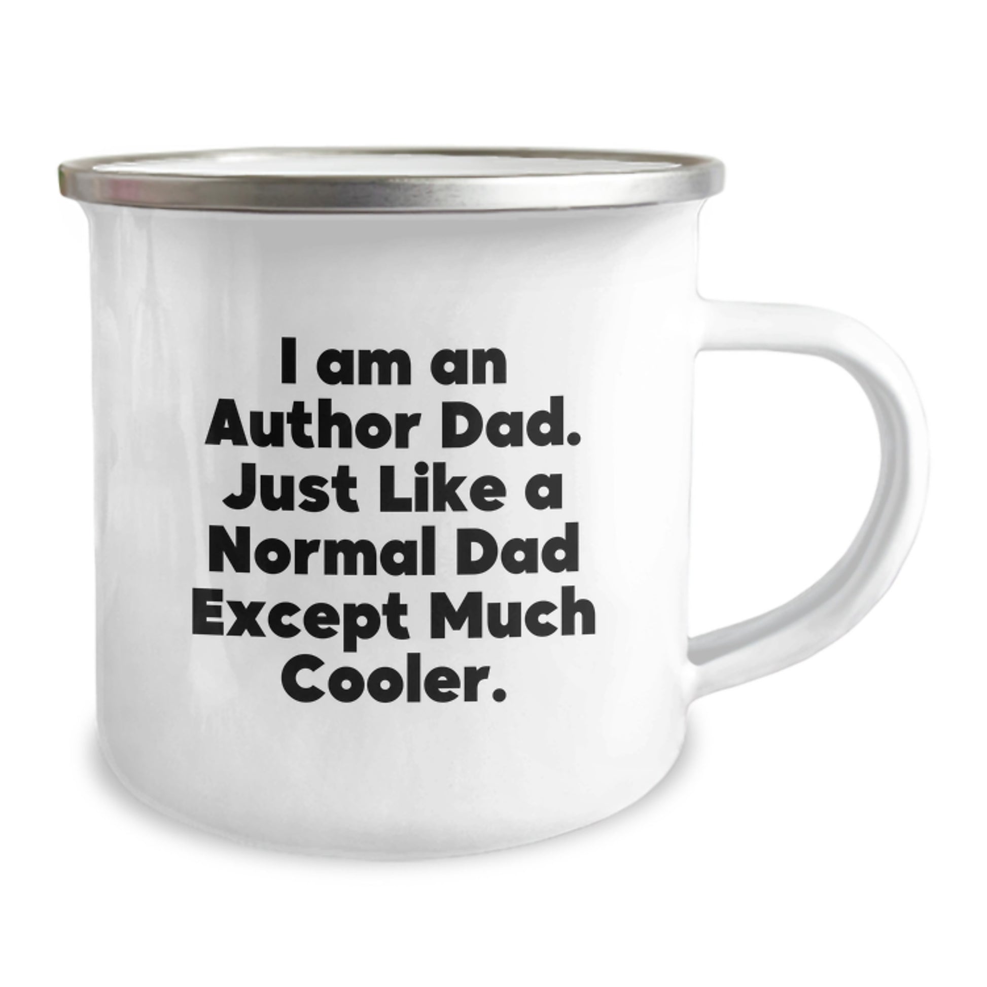 Author Dad Camping Mug Funny Quote Birthday Unique Gift for Author Dads from Family - Image 2