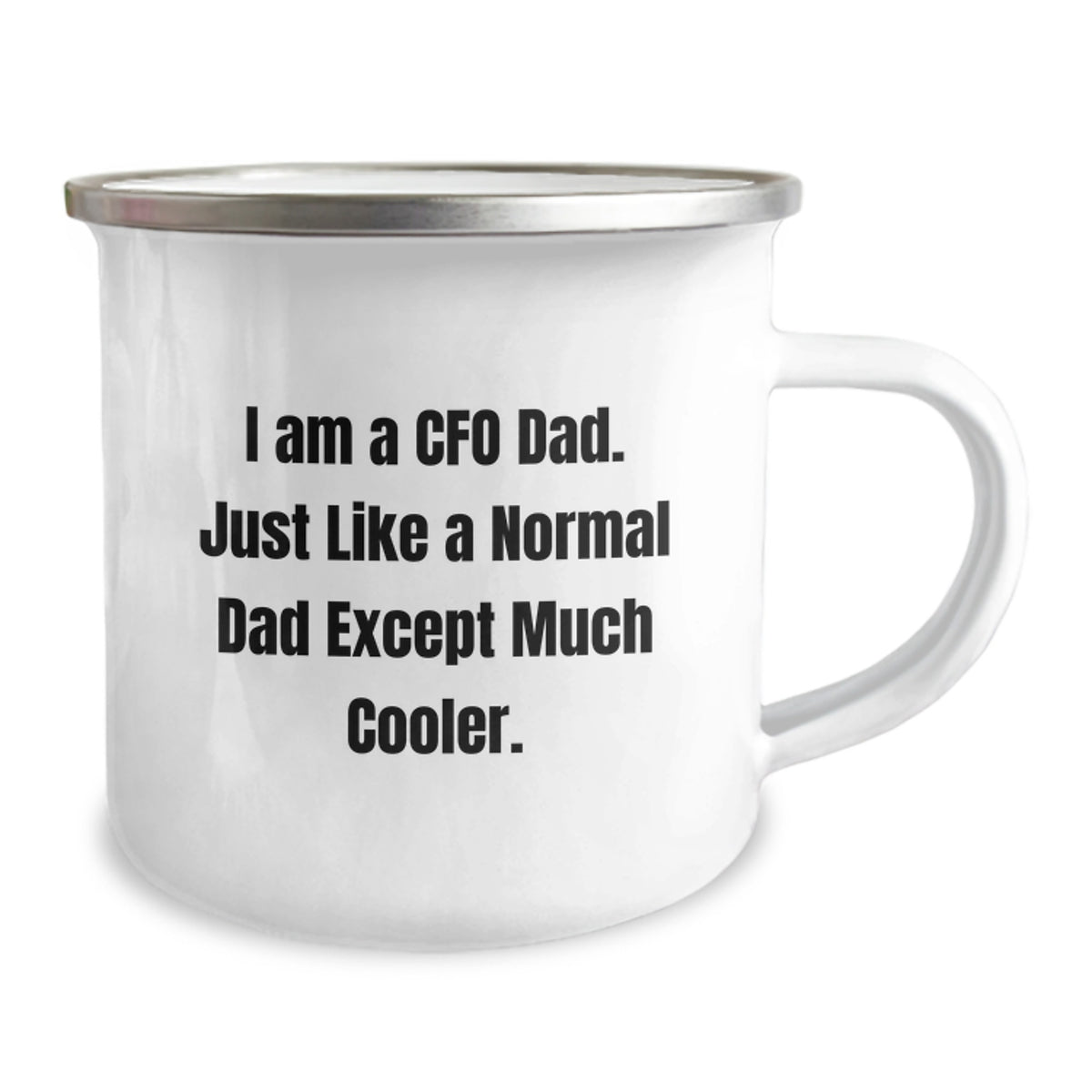 Funny CFO Gifts from Dad, Unique Birthday Coffee Mugs for CFO Men, Camping Mug I Am A Cfo Dad - Image 2