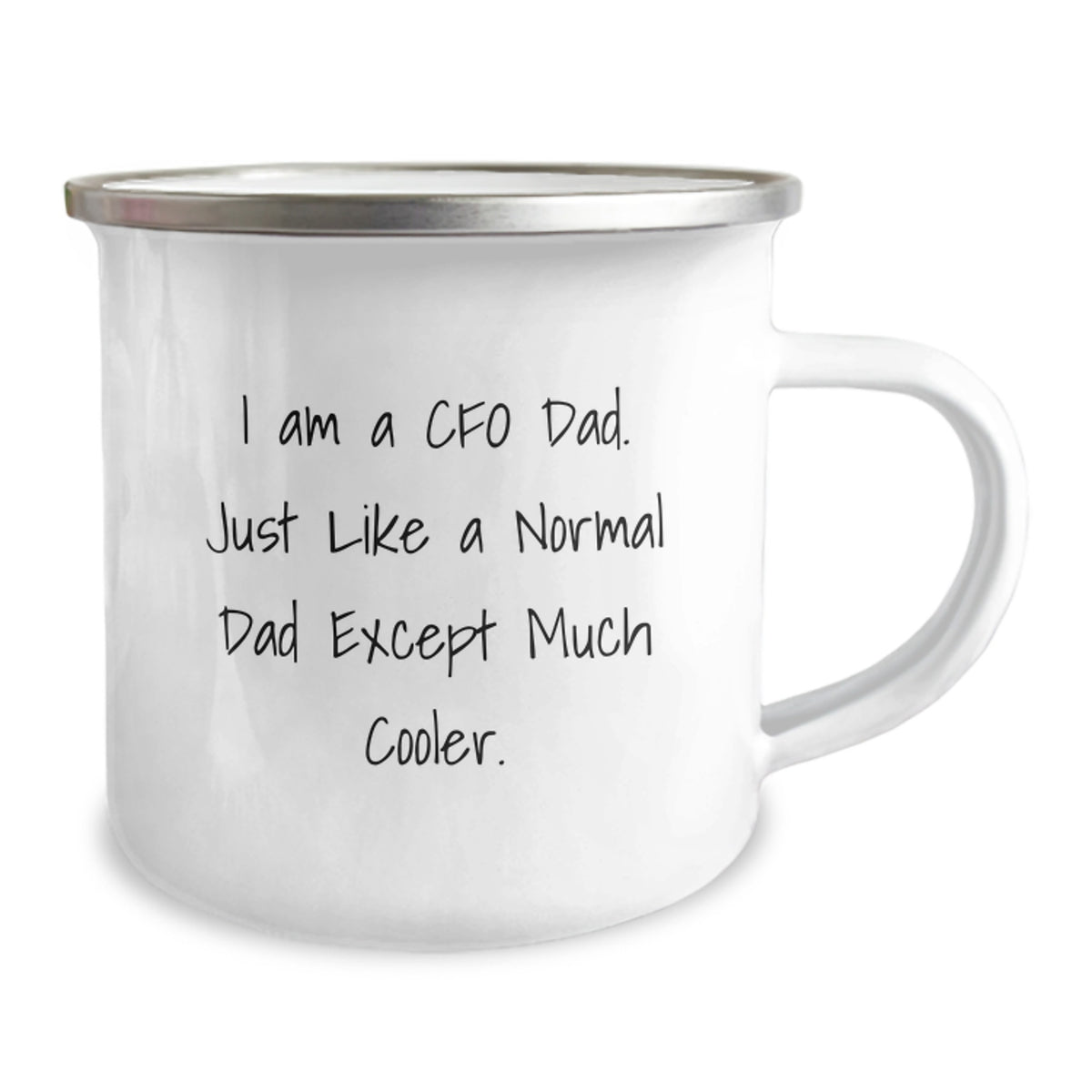 Funny CFO Dad Gifts for Men - Camping Mug with 'I Am A Cfo Dad. Just Like A Normal Dad Except Much Cooler.' Quote - Birthday Unique Presents - Image 2