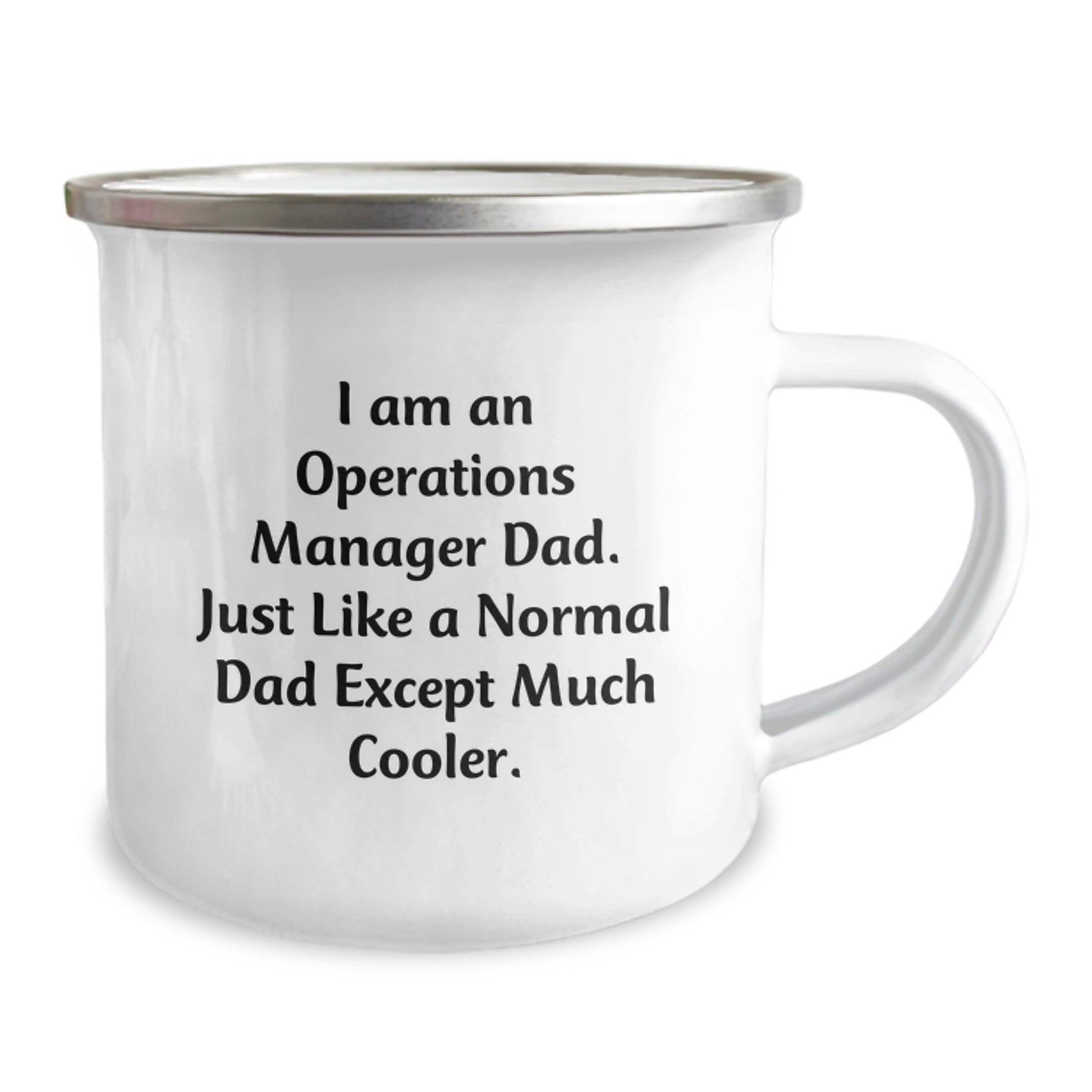 Funny Operations Manager Dad Gift - Unique Camping Mug for Operations Manager Men - Christmas Unique Gifts from Dad to Operations Manager - Image 2