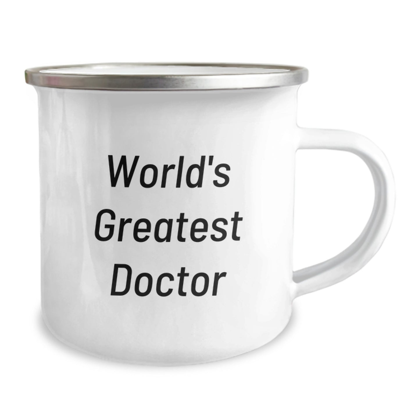 Gifts for the World's Greatest Doctor, Unique Camping Mug for Medical Men, Funny Quote 'World's Greatest Doctor' on Mother's Day - Image 2