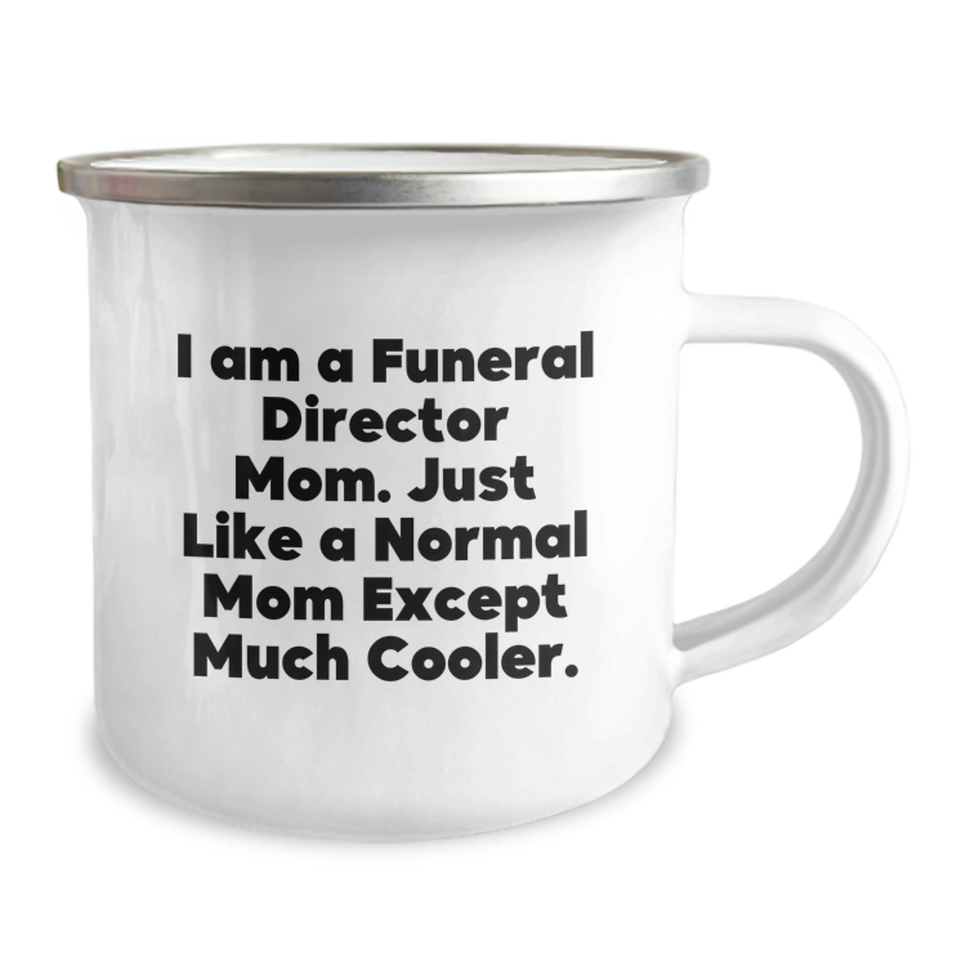 Gifts from Women to the Coolest Funeral Director Mom, 'I Am A Funeral Director Mom. Just Like A Normal Mom Except Much Cooler.', Funny Christmas Unique Mug for Funeral Director - Image 2