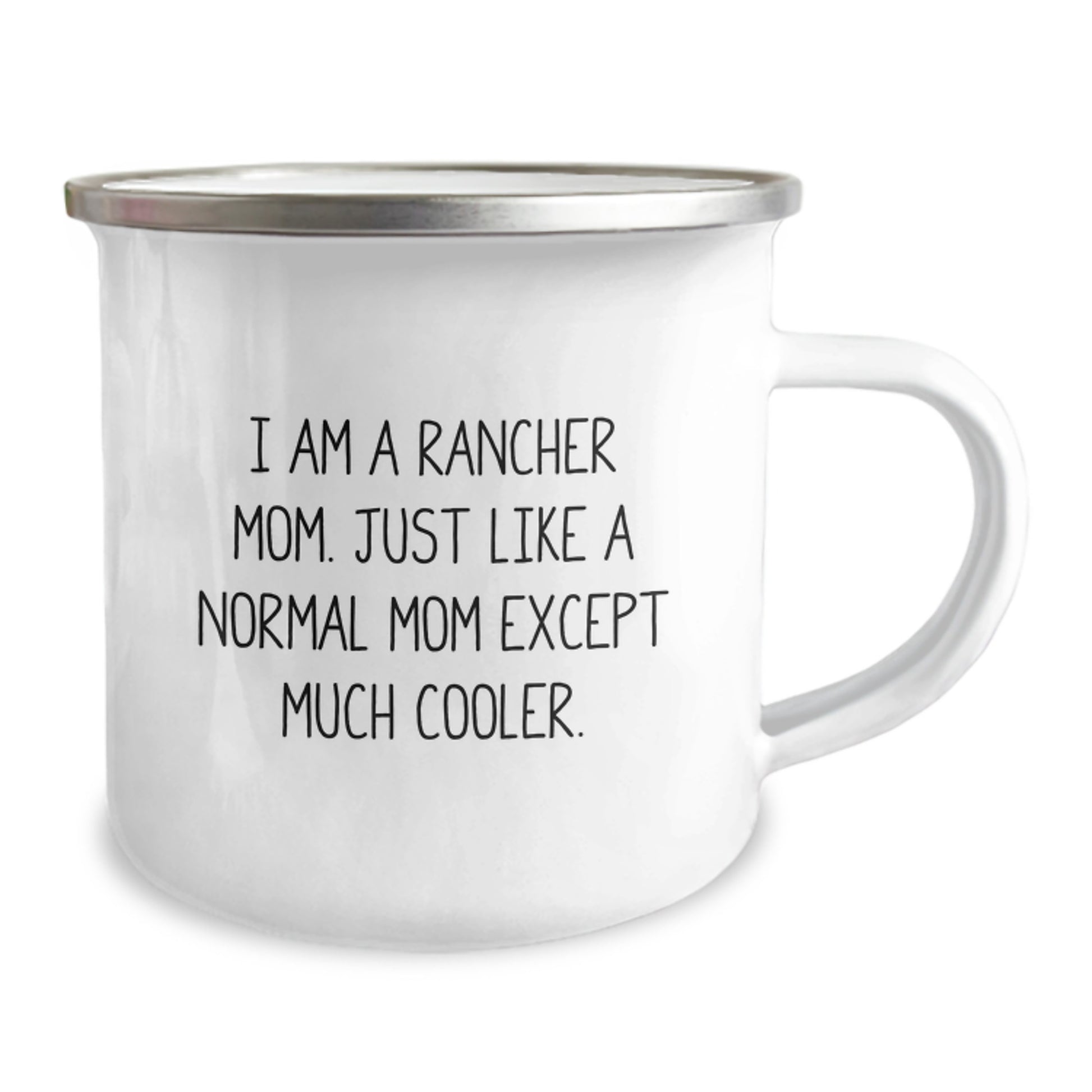 Rancher Mom Funny Camping Mug Gifts for Rancher Friends and Family, Unique Christmas Idea - Image 2