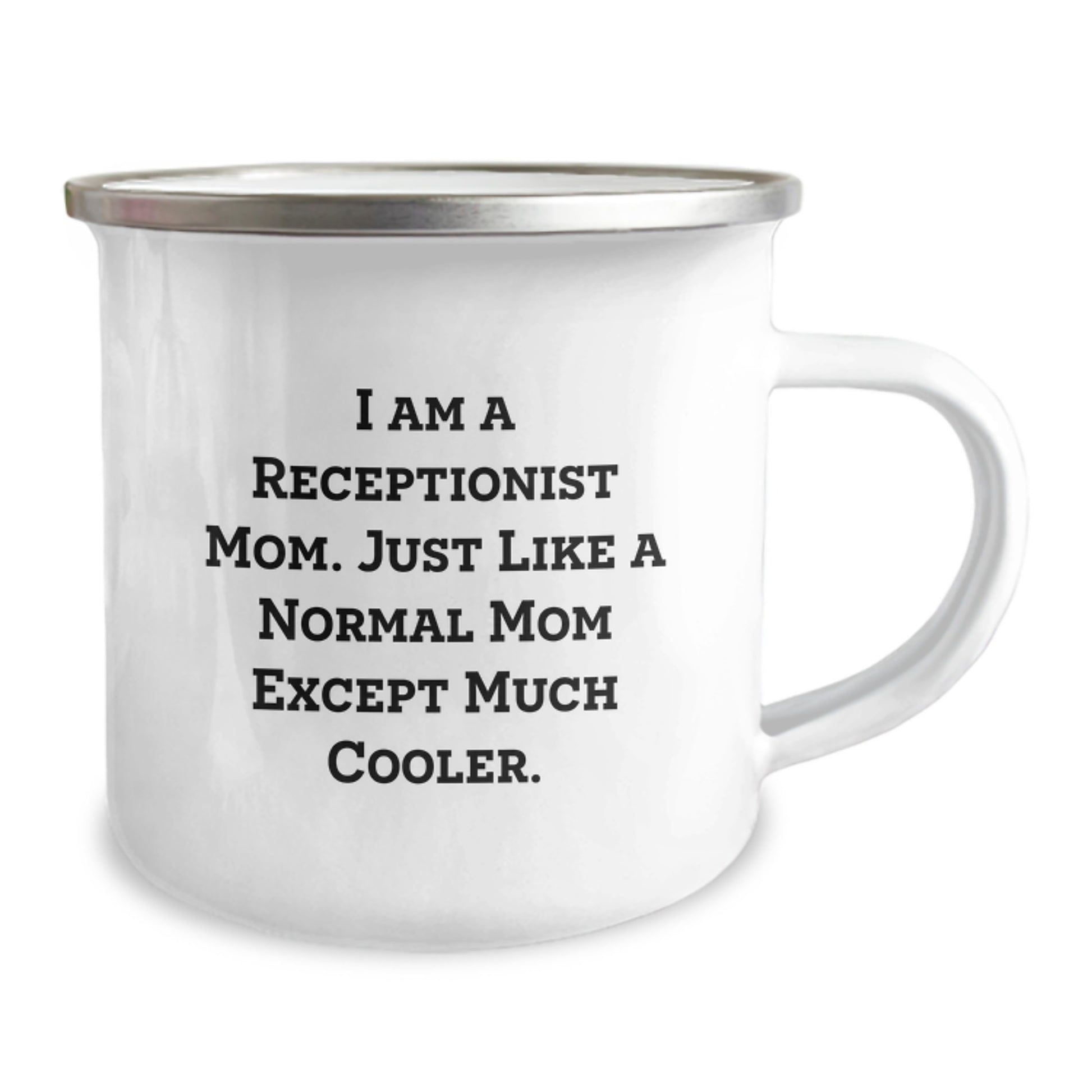 Funny Coffee Mugs for Receptionist Mom, Christmas Unique Gifts for Her from Family, Friends, Coworkers, Men, Women - Image 2