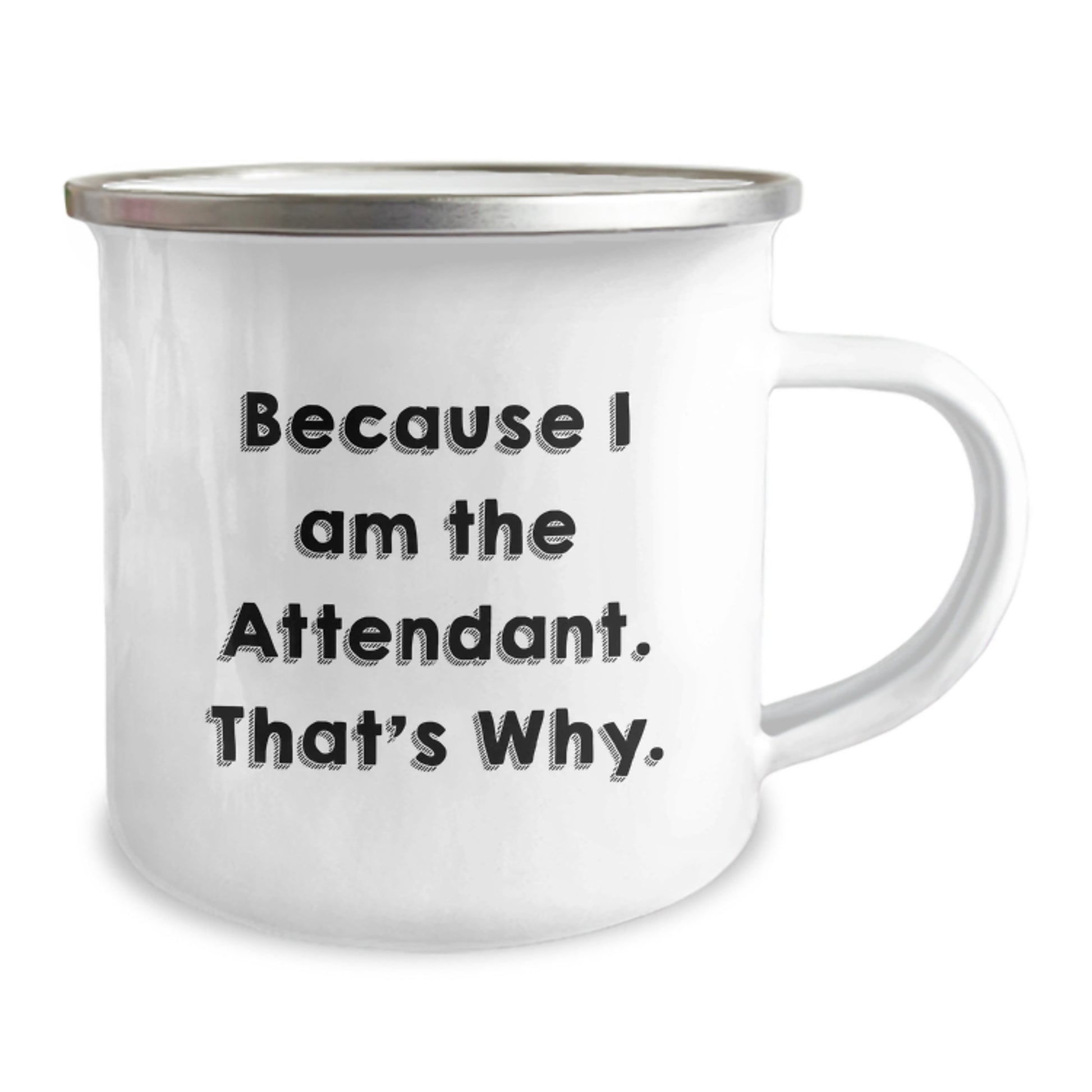 Funny Attendant Camping Mug Gifts from Men to Attendants for Christmas Unique - Image 2