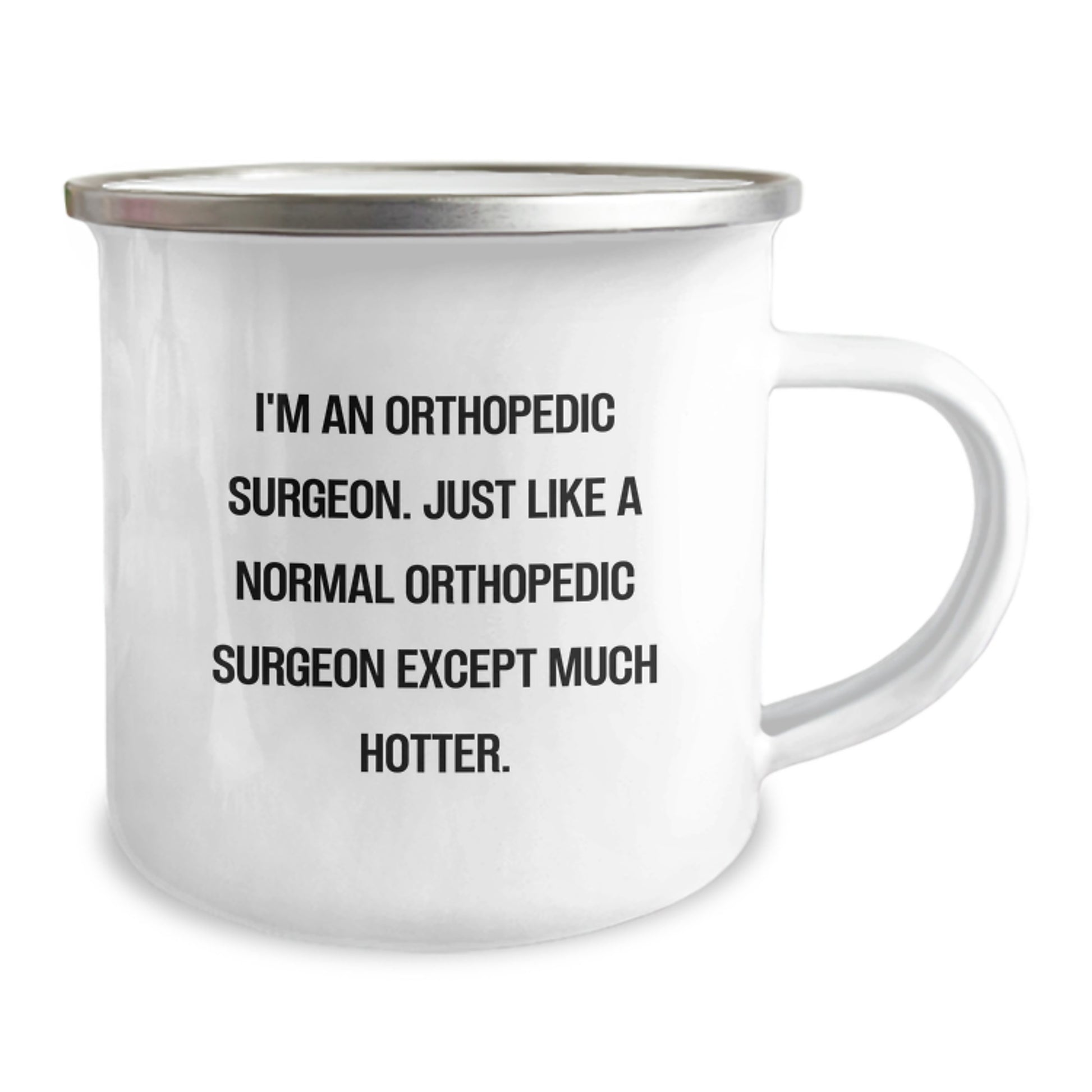 Orthopedic Surgeon Gifts - Funny Camping Mug for Orthopedic Surgeon Men with Unique Orthopedic Surgeon Quote - Image 2