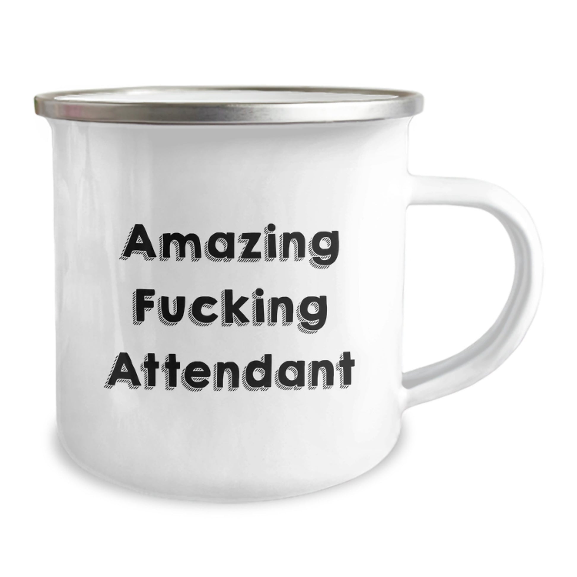 Funny Attendant Gifts from Men to Friends Unique Christmas Unique Gifts Funny Quote Attendant Camping Mug - Image 2