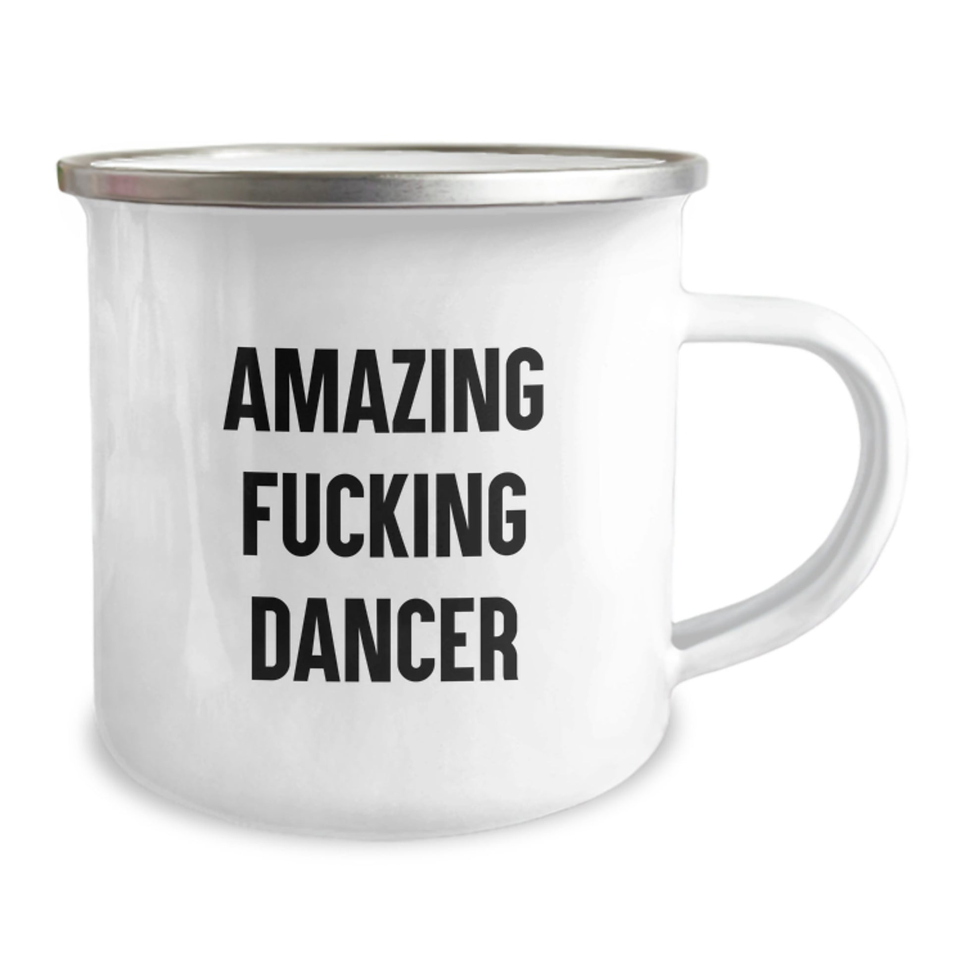 Funny Dancer Gifts from Friends to Dancer, Unique Christmas Unique Gifts for Dancer, Dancer Camping Mug with Amazing F--king Dancer Quote - Image 2