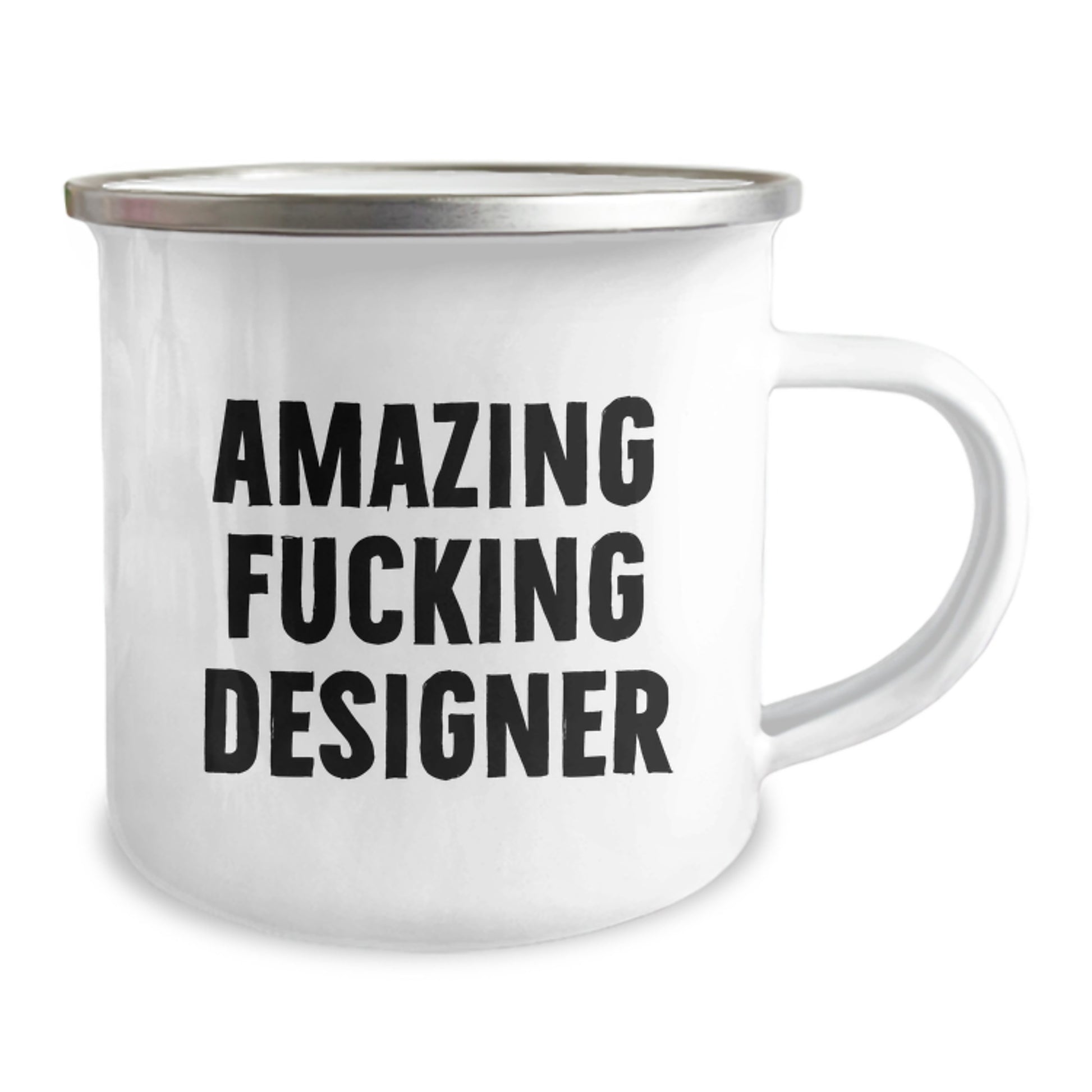 Amazing F--king Designer, Christmas Unique Gifts for the Designer in Your Life, Camping Mug for Men or Women - Image 2