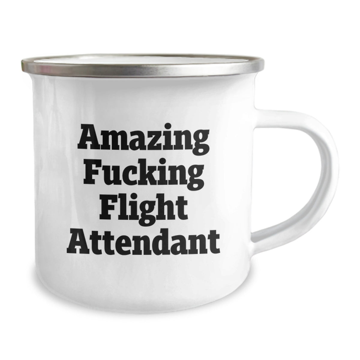 Funny Flight Attendant Gifts for Men, Unique Birthday Unique Gifts from Friends to Flight Attendant Camping Mug - Image 2