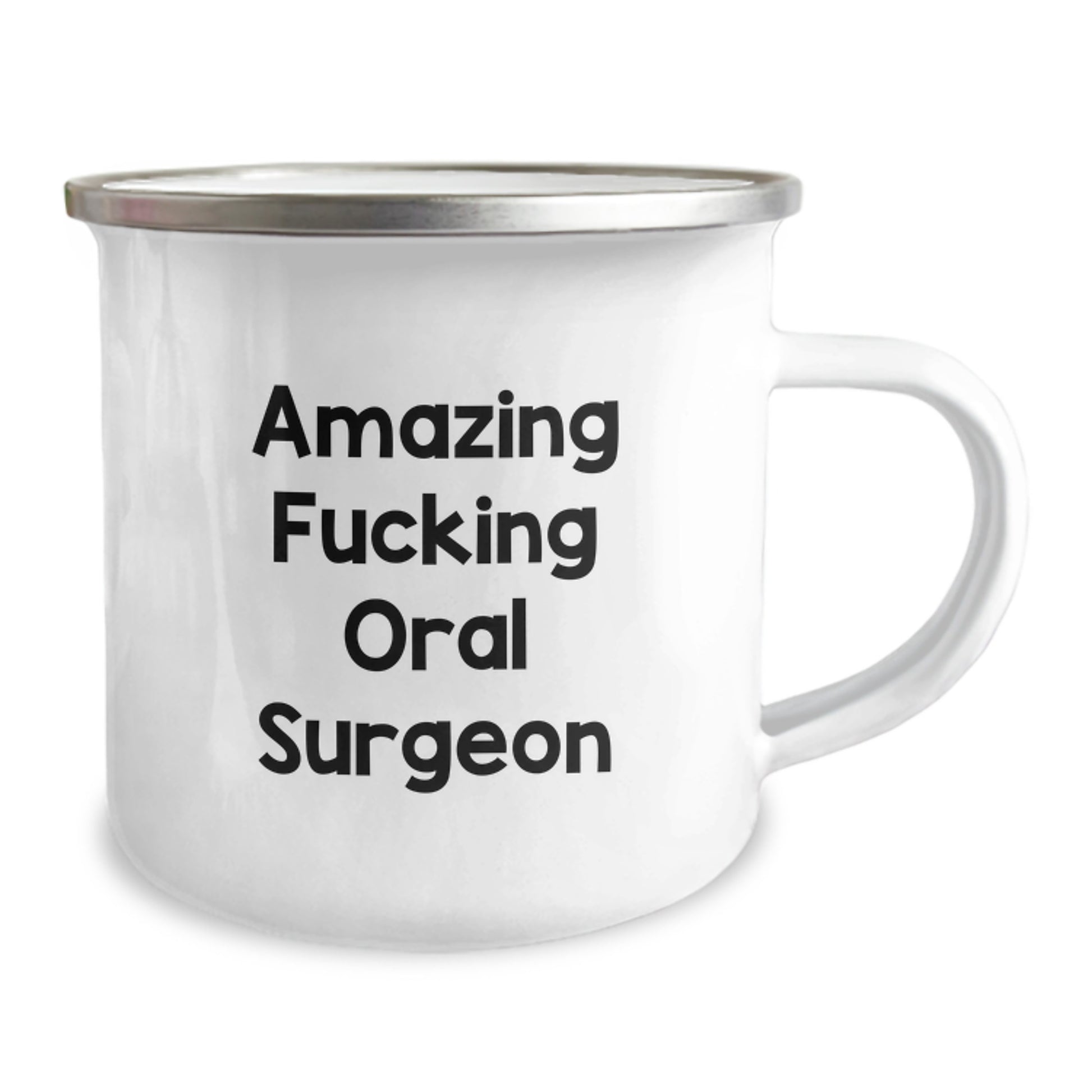 Funny Gifts for Oral Surgeon Men from Friends, Unique Christmas Unique Gifts, Camping Mug with Amazing F--king Oral Surgeon Quote, Perfect for Oral Surgeon Enthusiasts and Camping Lovers - Image 2