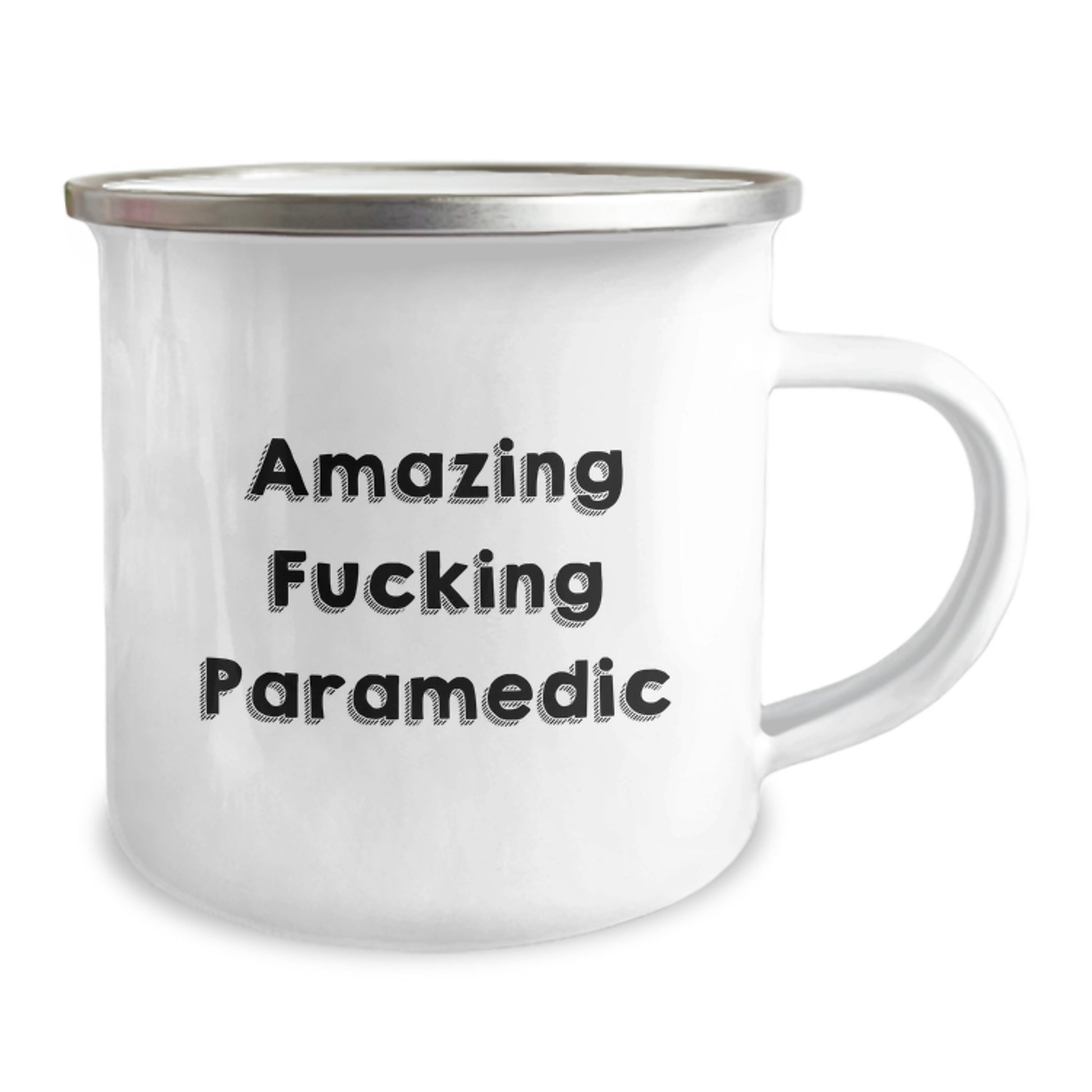 Funny Rescue Worker Gifts for Men - 'Amazing F--king Rescue Worker' Camping Mug, Perfect for Rescue Worker Lovers, Christmas Unique Gifts from a Friend or Family Member - Image 2