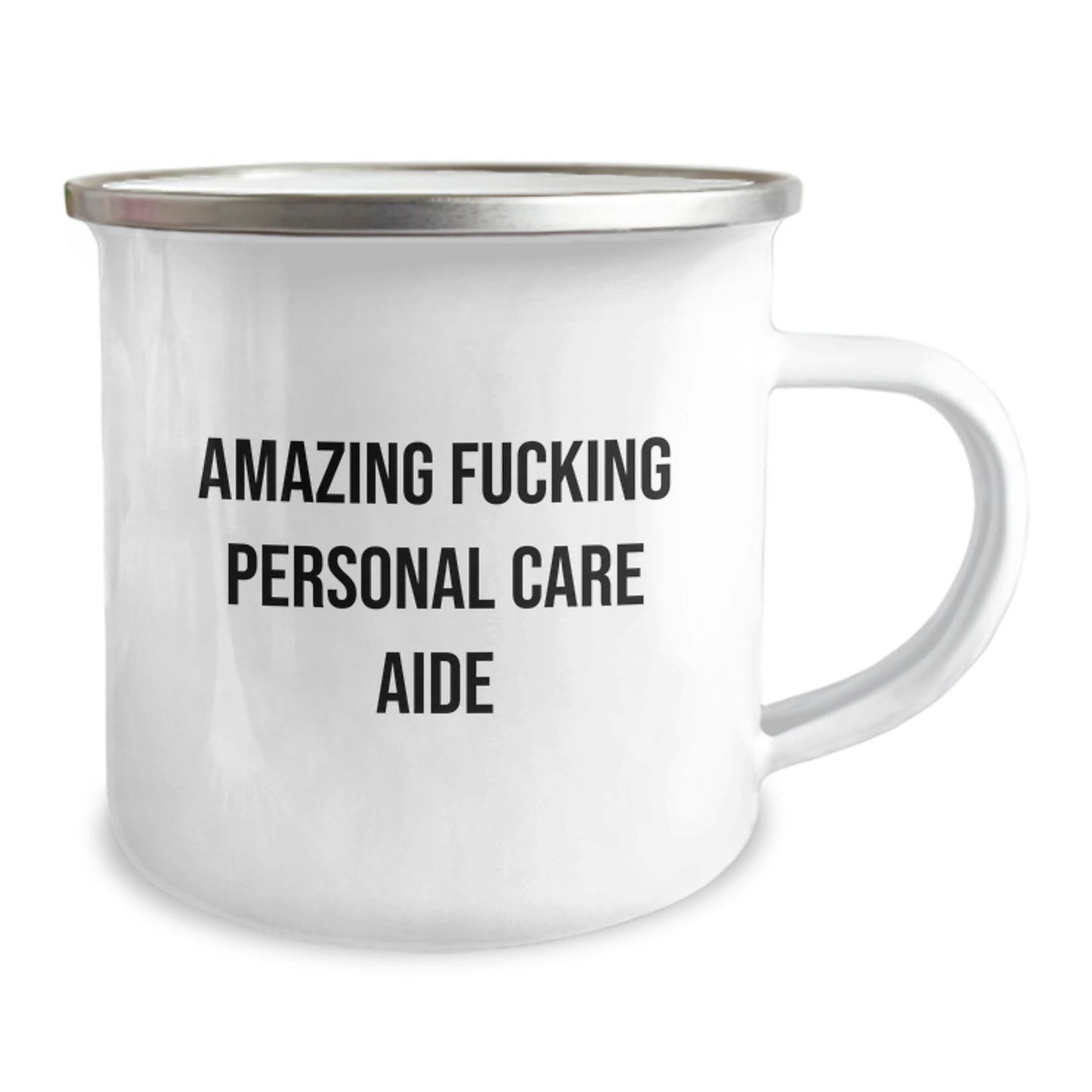 Funny Personal Care Aide Gifts from Men for Personal Care Aide, Camping Mug with Amazing F--king Quote, Unique Christmas Unique Gifts for Her - Image 2