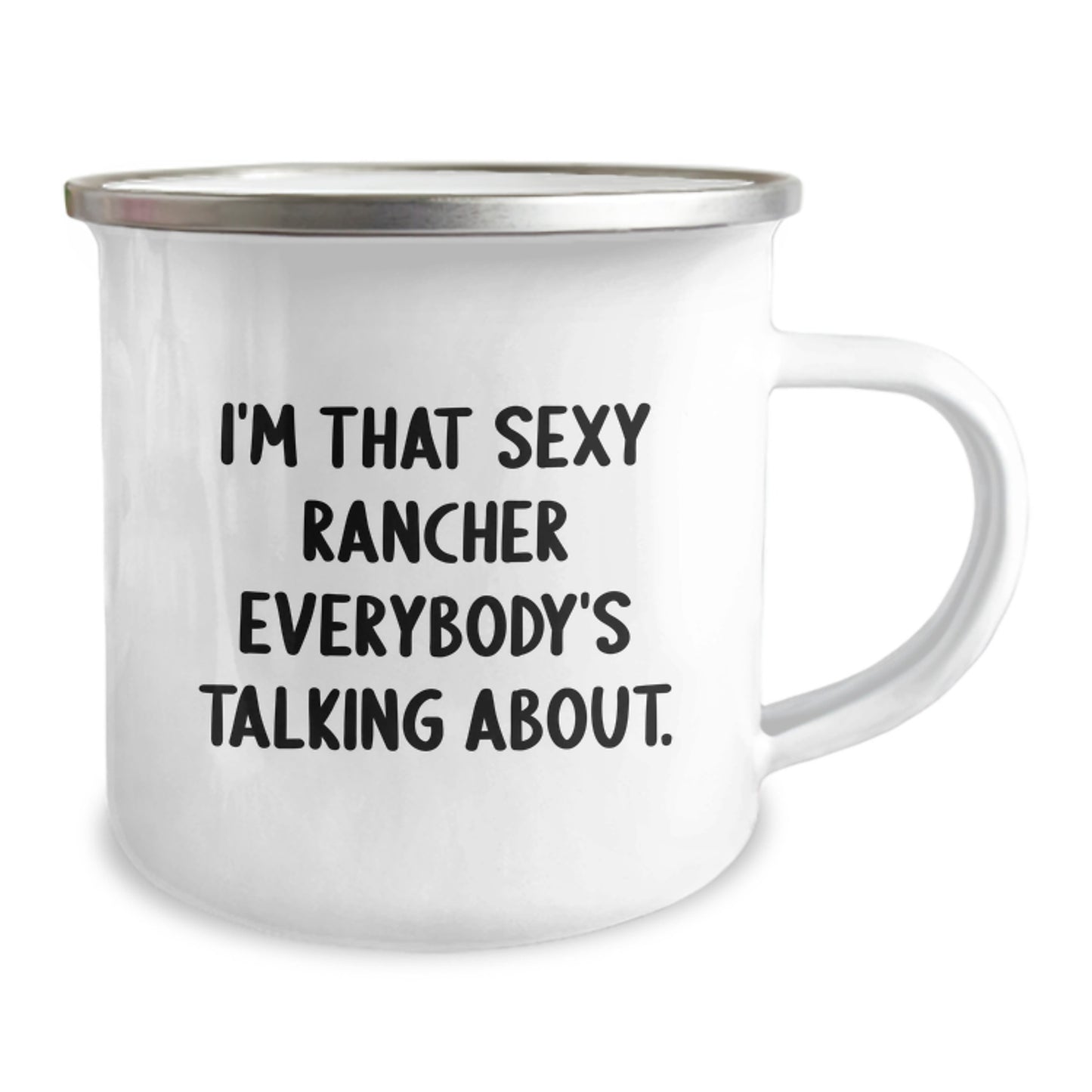 Funny Rancher Gifts for Men, Sexy Rancher Camping Mug, Unique Christmas Unique Gifts from Friends for Him - Image 2