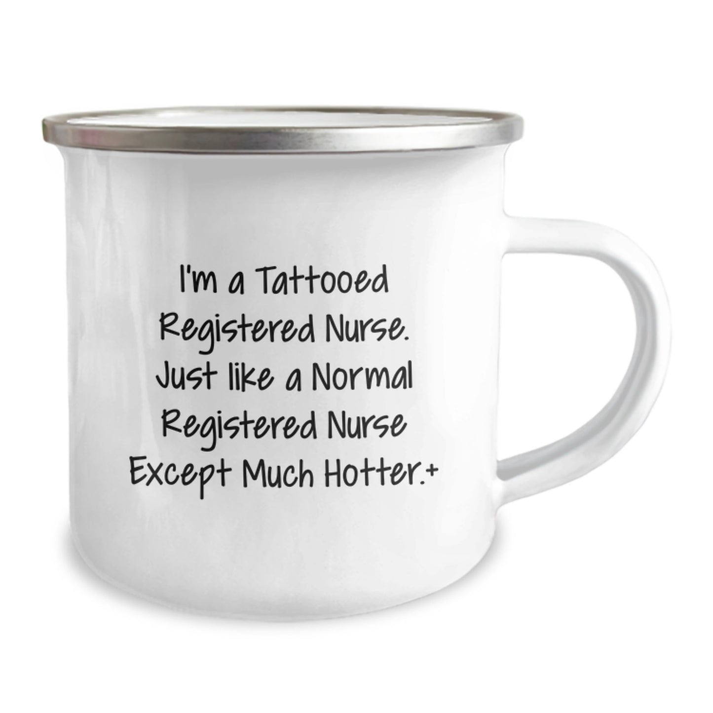 Funny Registered Nurse Gifts for Birthday - 'I'm A Tattooed Registered Nurse...' - Image 2