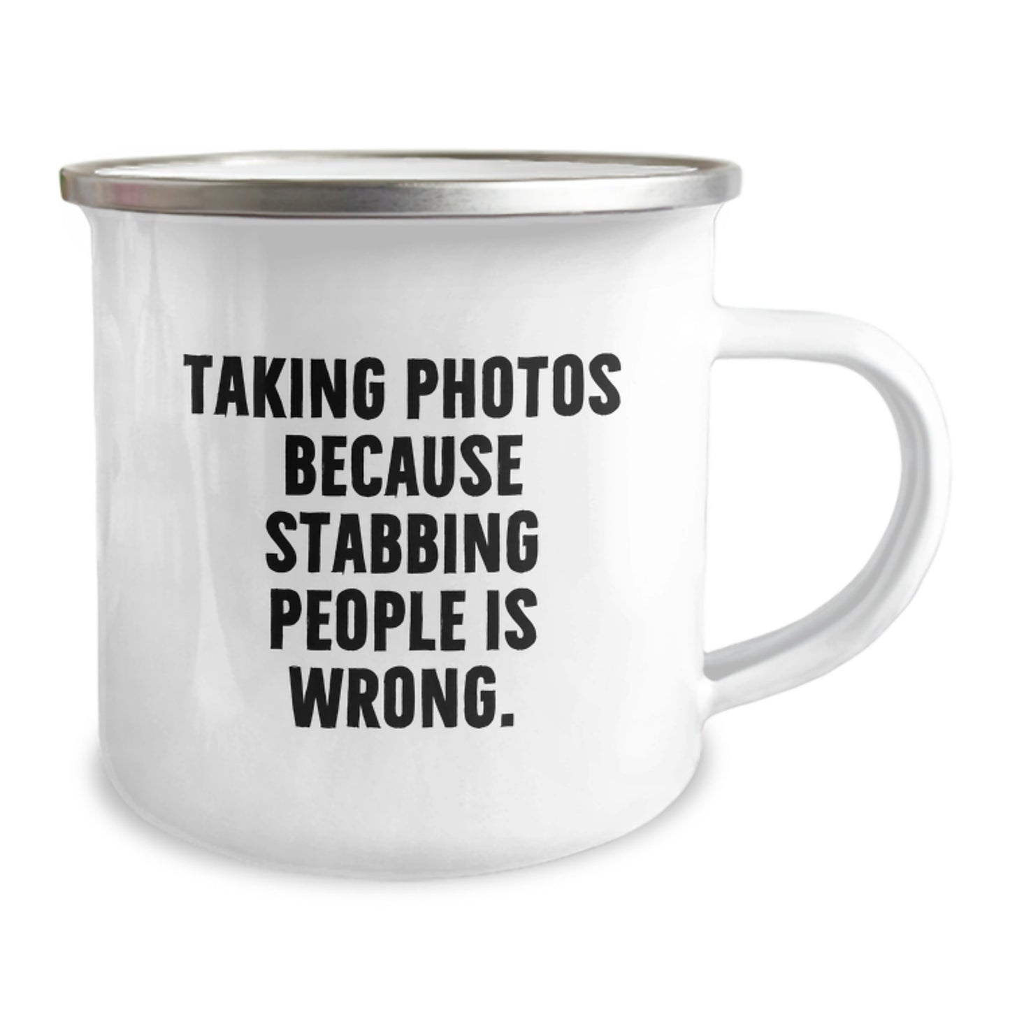 Camping Mug Taking Photos Gifts for Friends Funny Quote Christmas Unique Presents - Image 2
