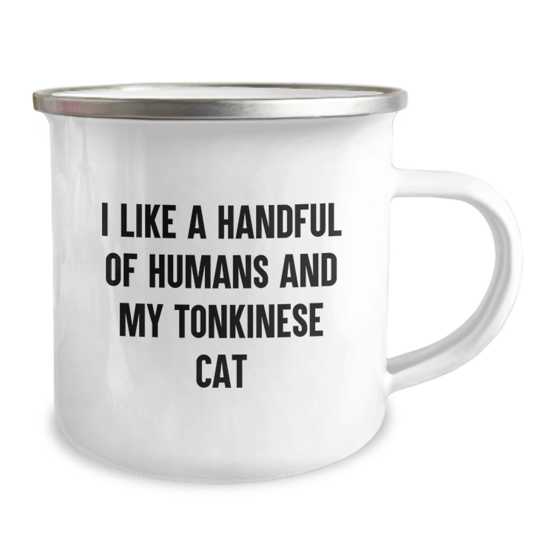 Tonkinese Cat Lover's Funny Camping Mug, Gifts from Friends for Valentine's - Image 2