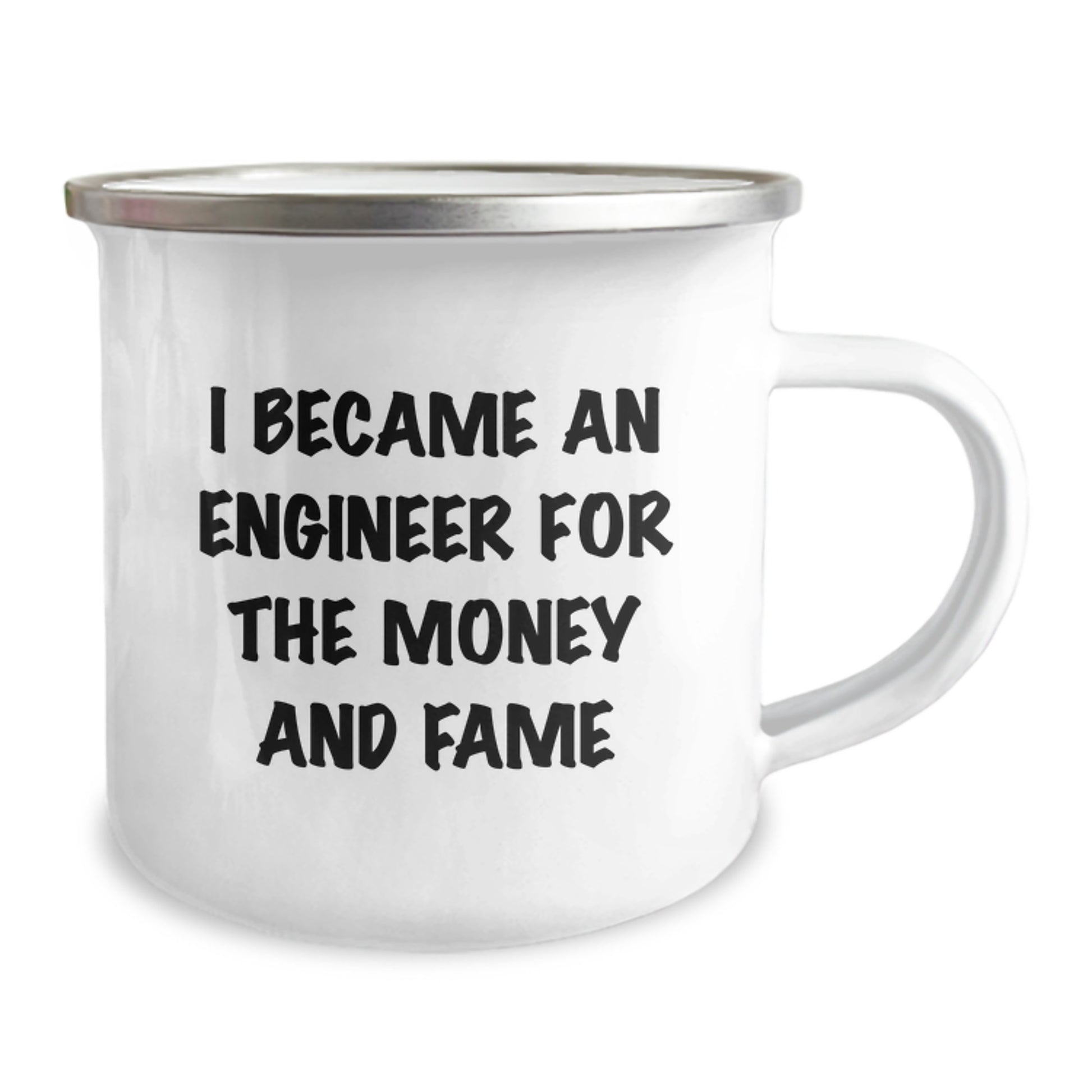 Engineer Gifts for Christmas, Funny Quote Camping Mug, Gifts from Friends, Engineer Unique Christmas Unique Gifts, Engineer Men Funny Quote Camping Mug - Image 2