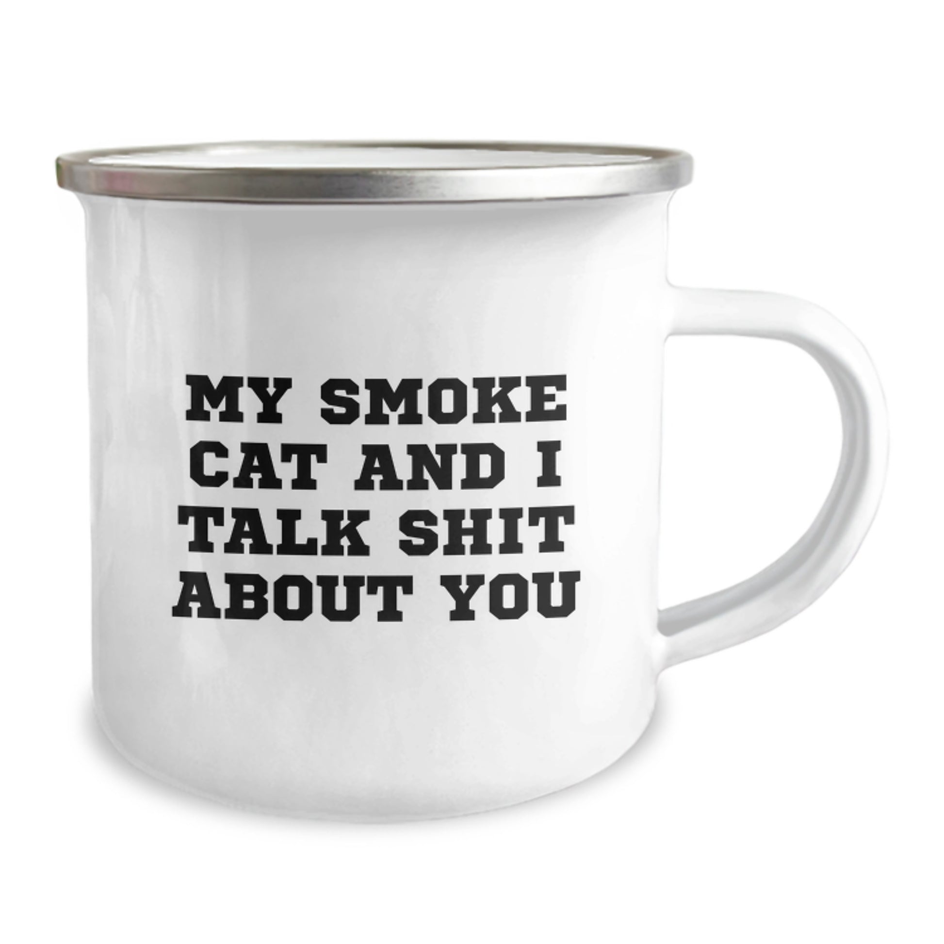 Funny Smoke Cat Gifts from Men to Women - Mom's Day Unique Coffee Mugs for Camping Enthusiasts, Smoke Cat Lovers, and Friends - Image 2