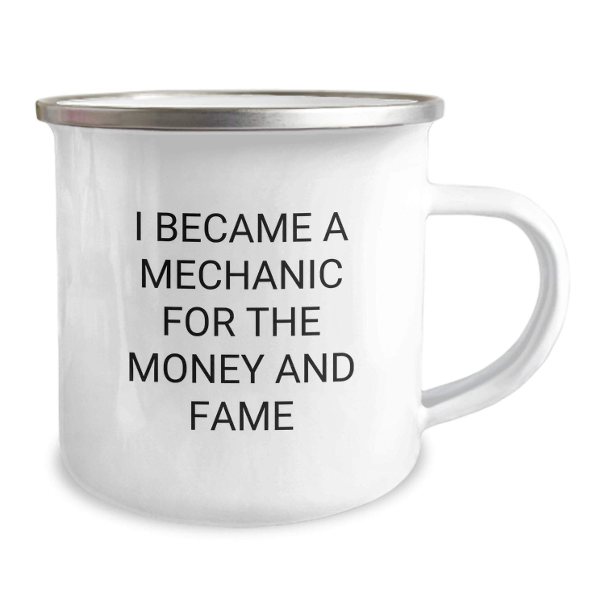 Funny Mechanic Gifts for Men - I Became A Mechanic For The Money And Fame, Birthday Unique Gifts from Friends, Mechanic Camping Mug - Image 2