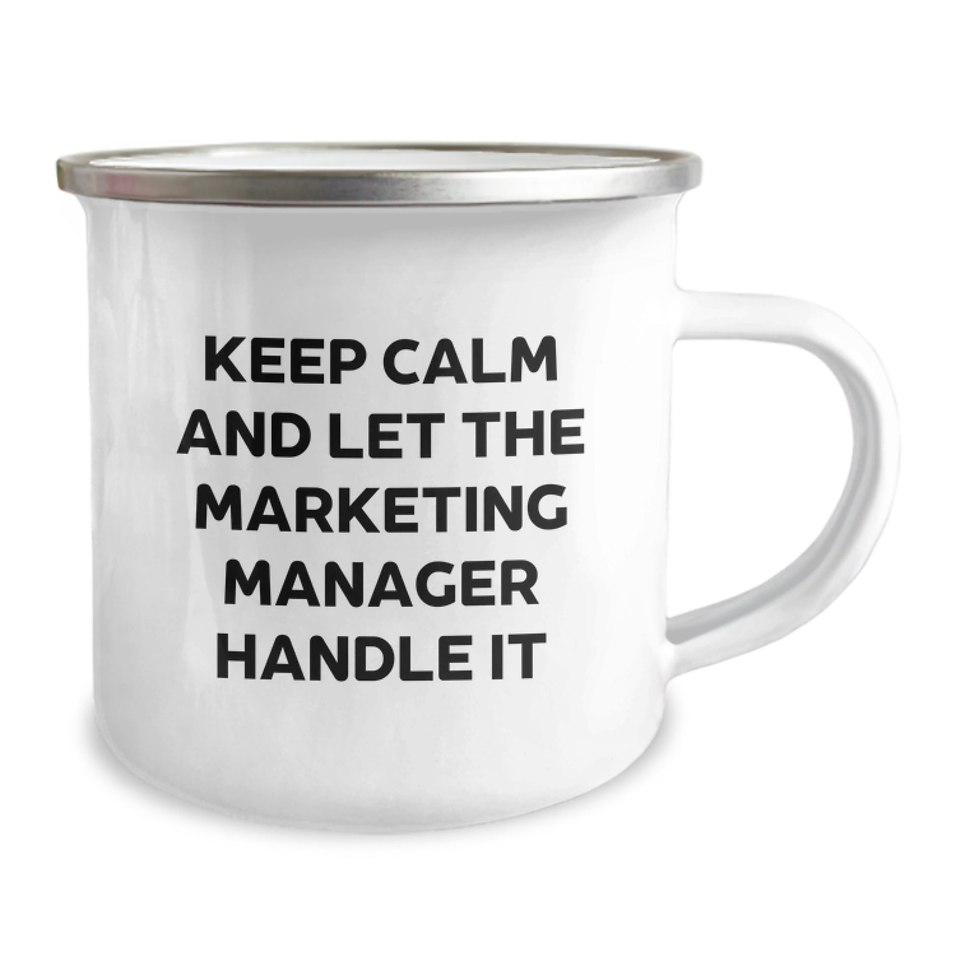 Funny Marketing Manager Gifts for Him, 'Keep Calm And Let The Marketing Manager Handle It' Christmas Unique Gifts from Friends to Marketing Manager - Image 2