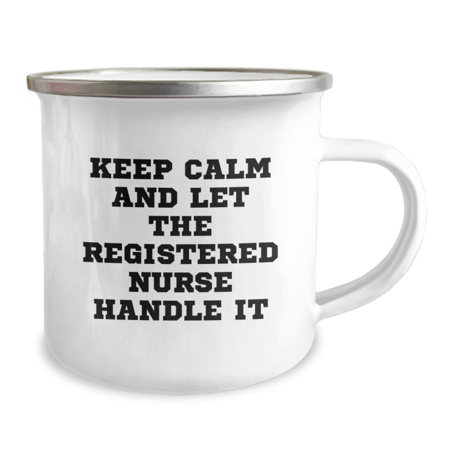 Funny Gifts for Registered Nurse, Keep Calm And Let The Registered Nurse Handle It Christmas Unique Gifts from Family Members for Men Women Friends Coworkers - Image 2