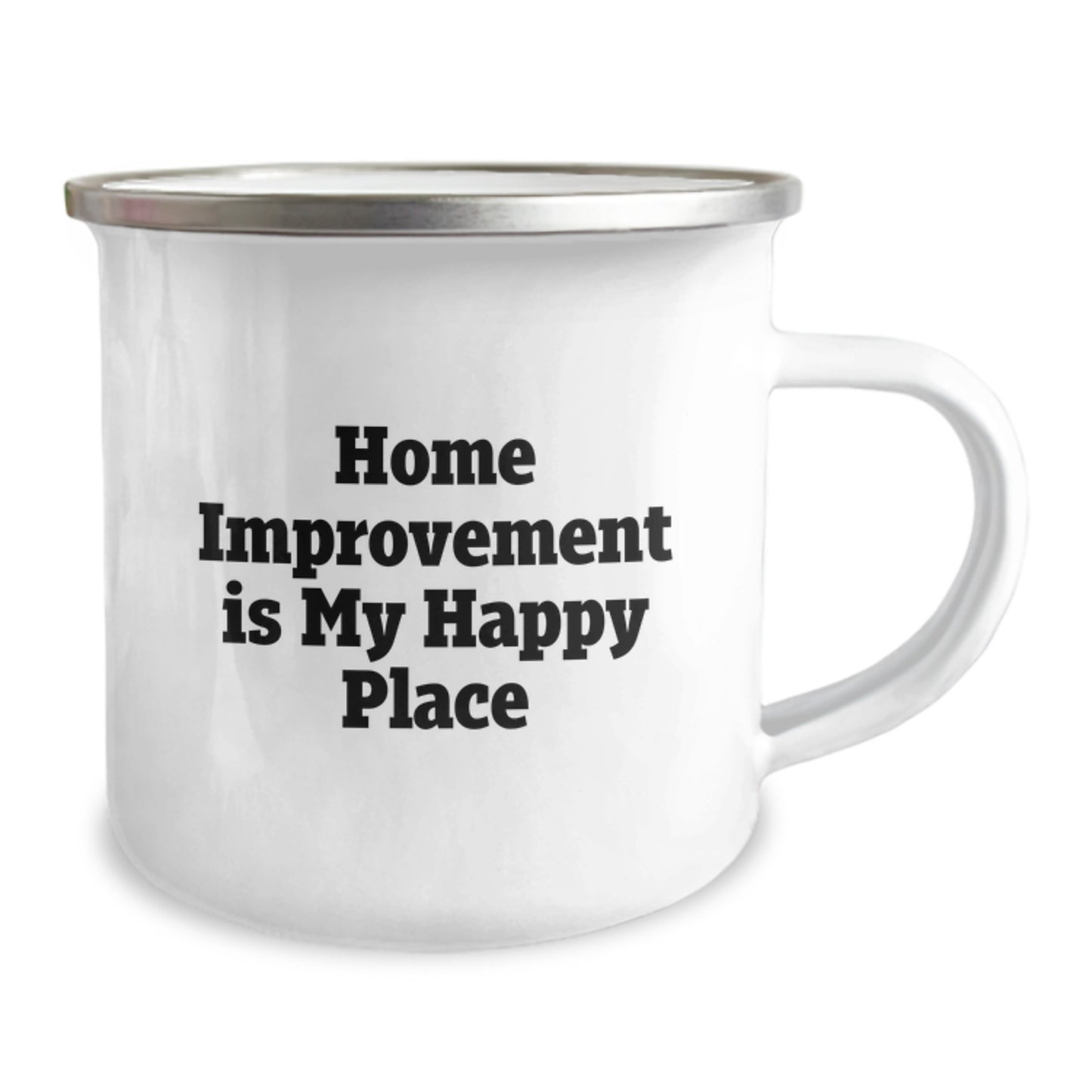 Funny Home Improvement Gifts for Men, Home Improvement Is My Happy Place Camping Mug, Graduation Unique Gifts from Family - Image 2