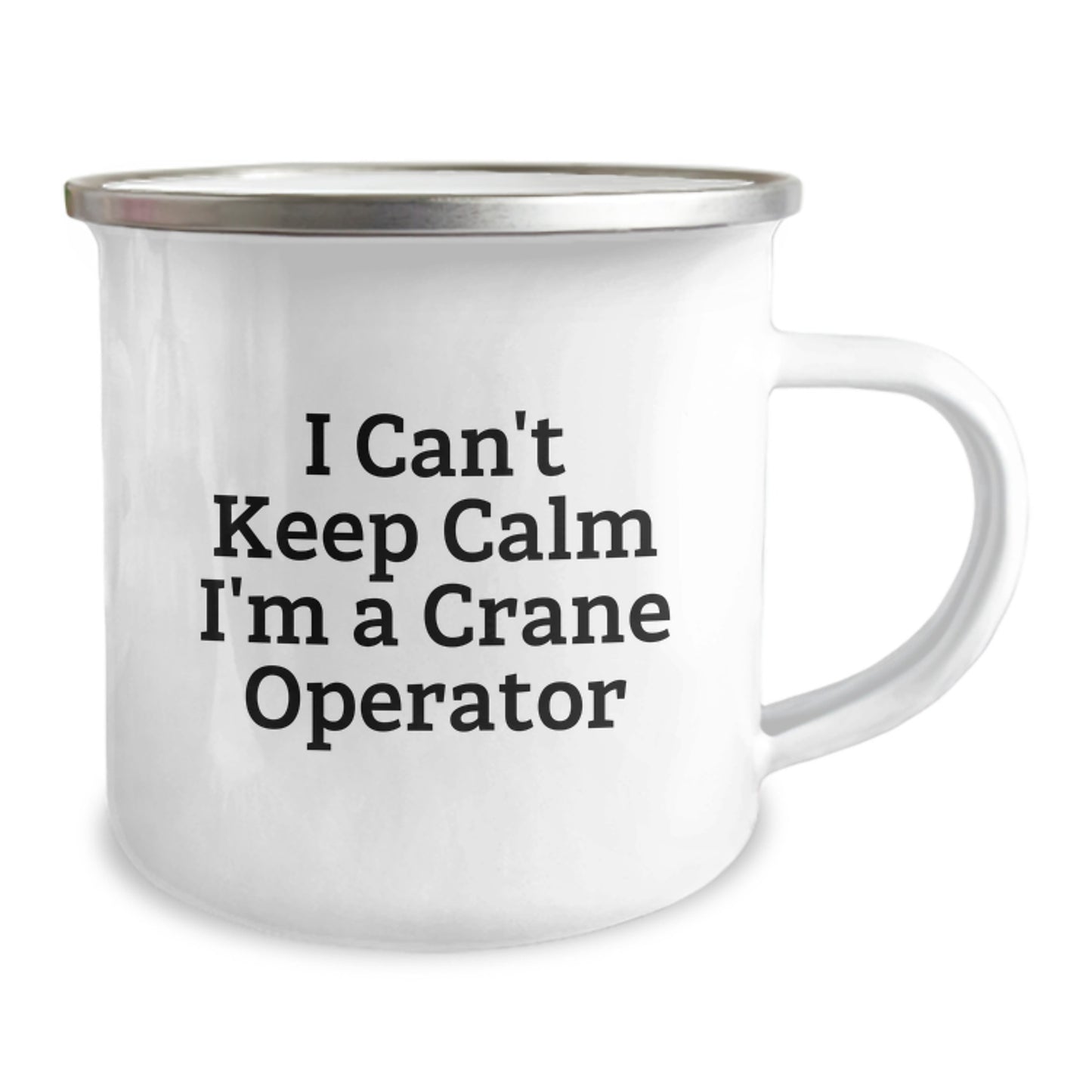 Funny Crane Operator Gifts for Men, 'I Can't Keep Calm I'm A Crane Operator' Christmas Unique Mugs for Camping Lovers - Image 2