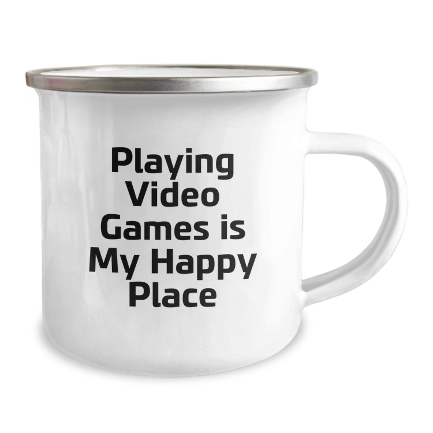 Playing Video Games Is My Happy Place Funny Mug for Dad on Father's Day Unique Gifts from Family - Image 2
