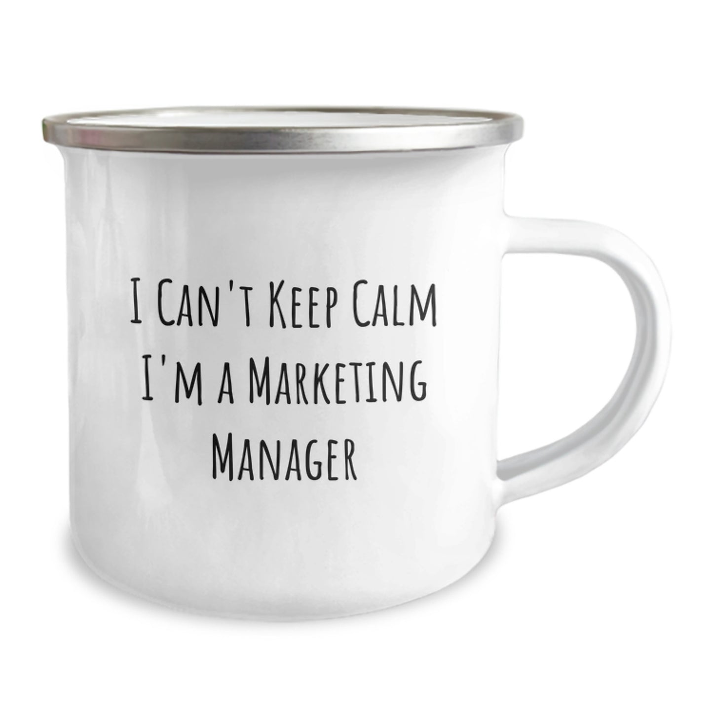 Funny Marketing Manager Camping Mug Gift for Him Birthday Unique Gift from Friends - Image 2