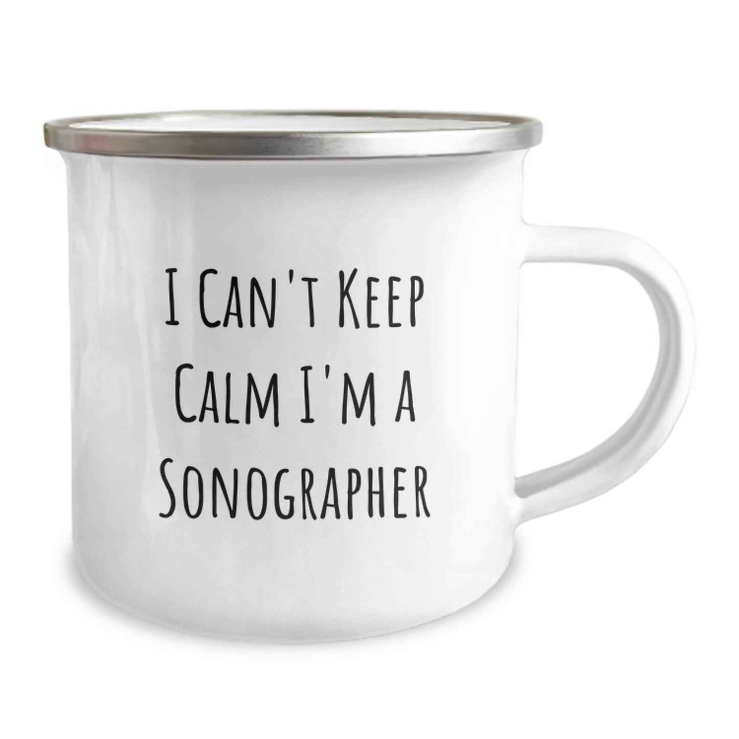 Funny Sonographer Gifts for Him, Unique I'm A Sonographer Camping Mug, Christmas Unique Gifts from Friends - Image 2