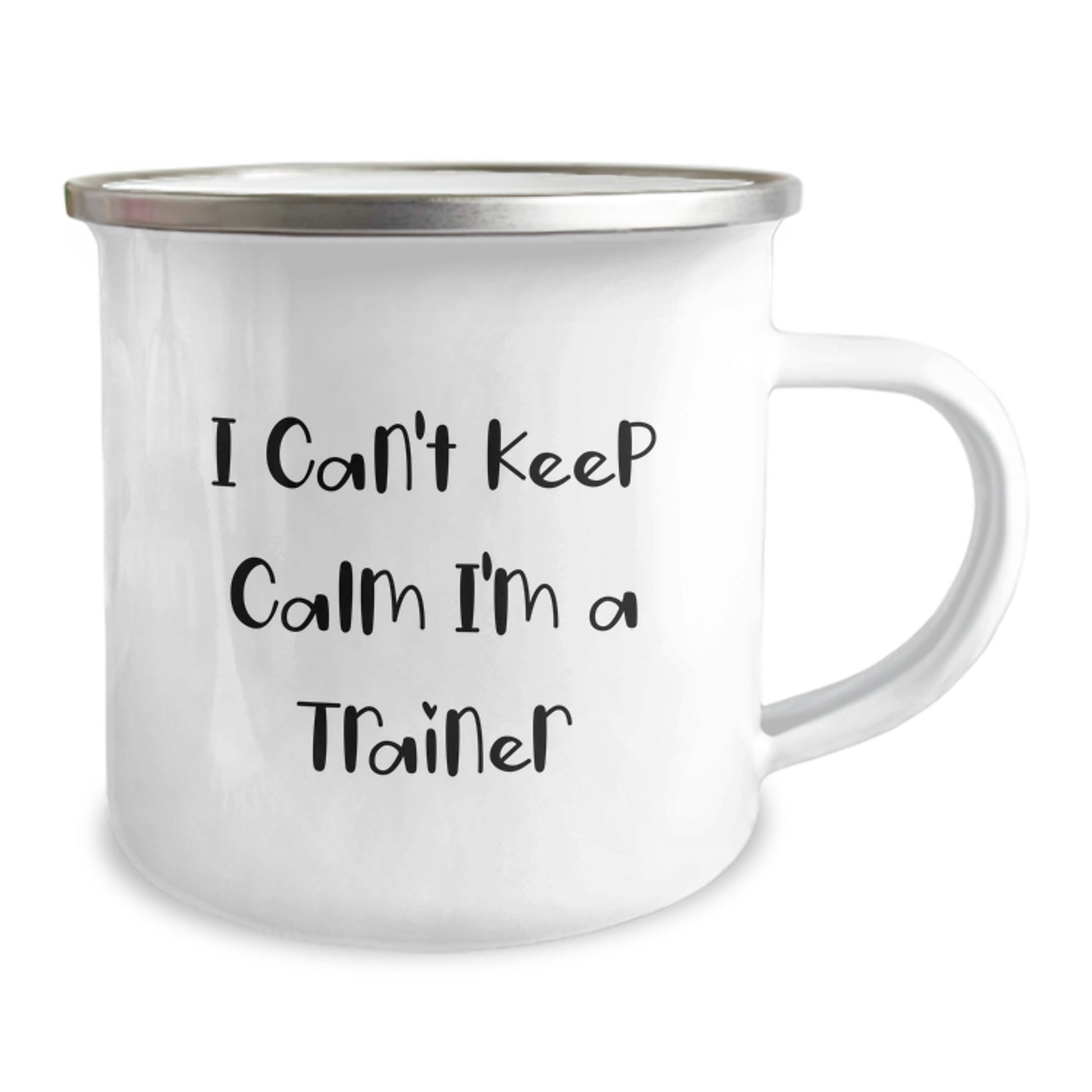 Funny Trainer Gifts from Men to Women Friends Coworkers Family - I Can't Keep Calm I'm A Trainer Camping Mug for Christmas Unique Gifts - Image 2