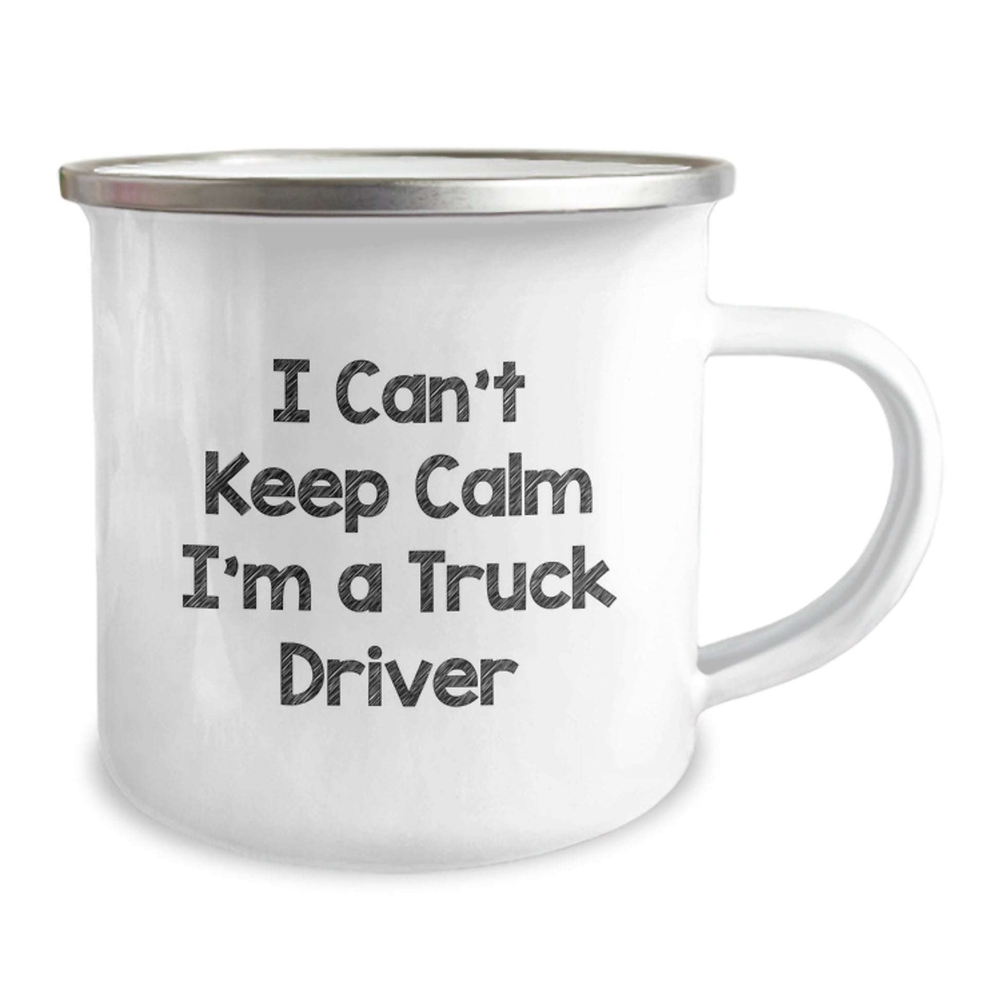 Funny Gifts for Truck Driver, Unique I Cant Keep Calm Im A Truck Driver Camping Mug, Ideal Gift for Men on Christmas - Image 2