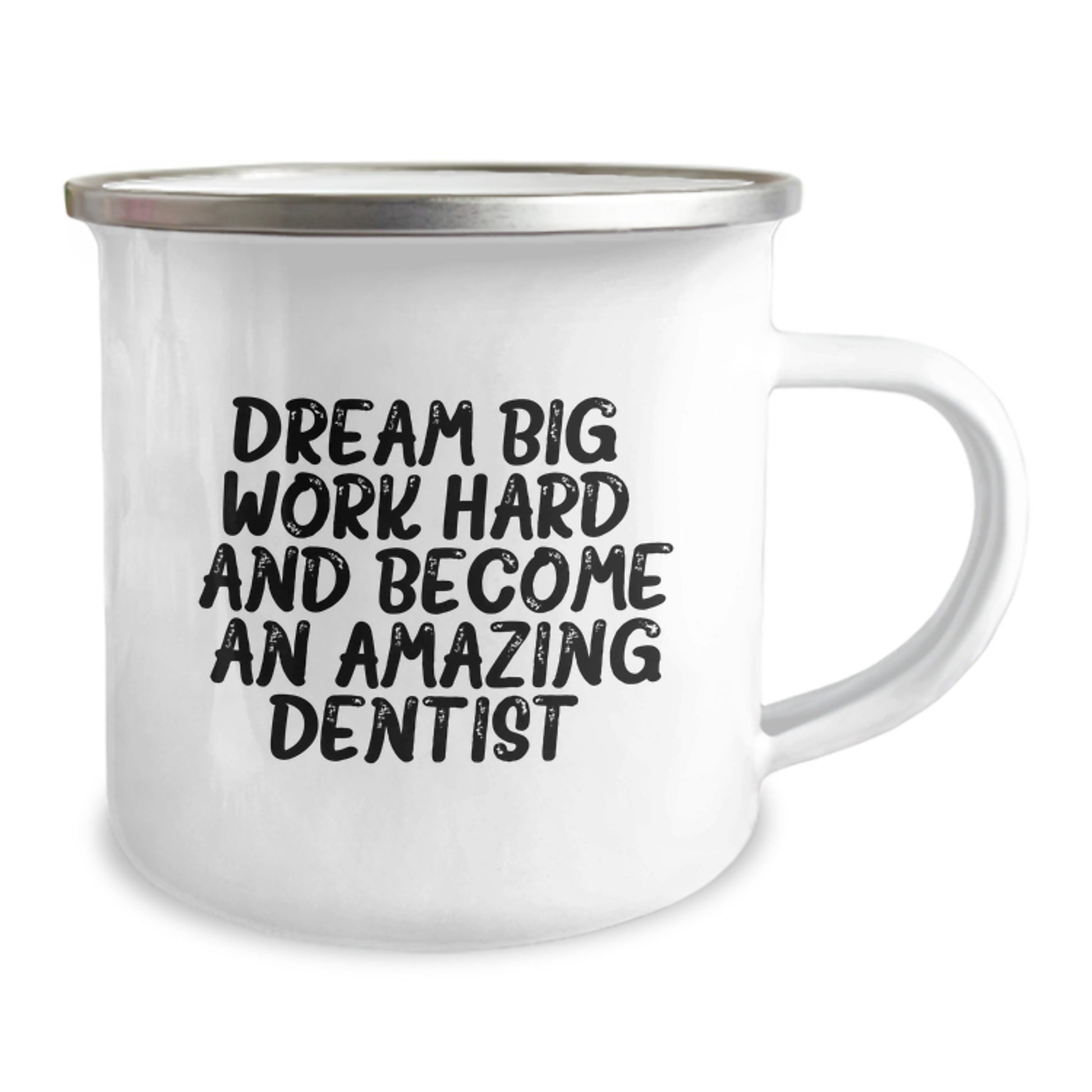Dentist Gifts for Men Funny Camping Mug, Birthday Unique Gifts from Family, Amazing Dentist Quote - 'Dream Big, Work Hard, And Become An Amazing Dentist.' - Image 2