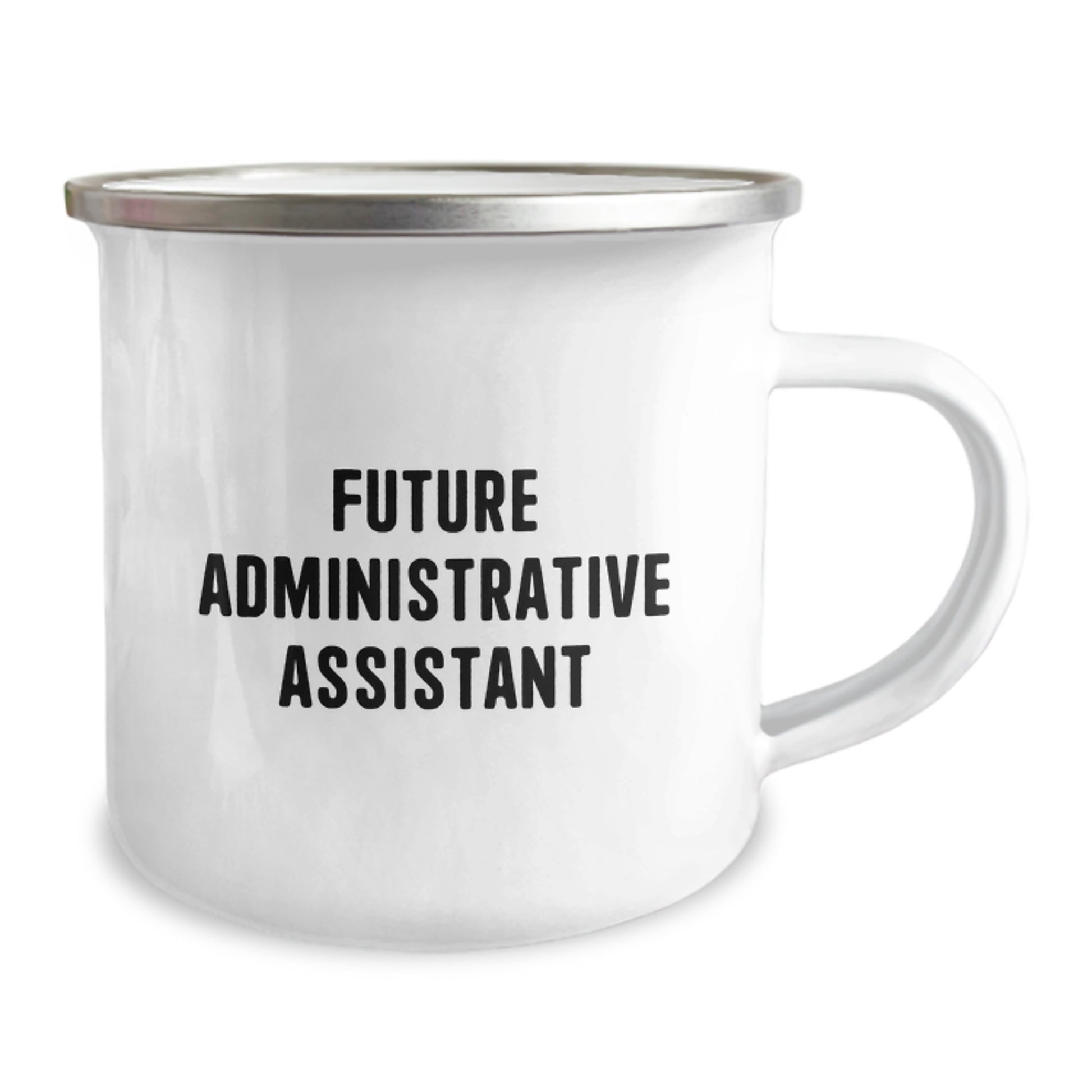 Encouragement Gifts from Friends to Administrative Assistant Fun Christmas Mugs - Funny Quote Says Future Administrative Assistant Will Survive Camping Adventures - Image 2