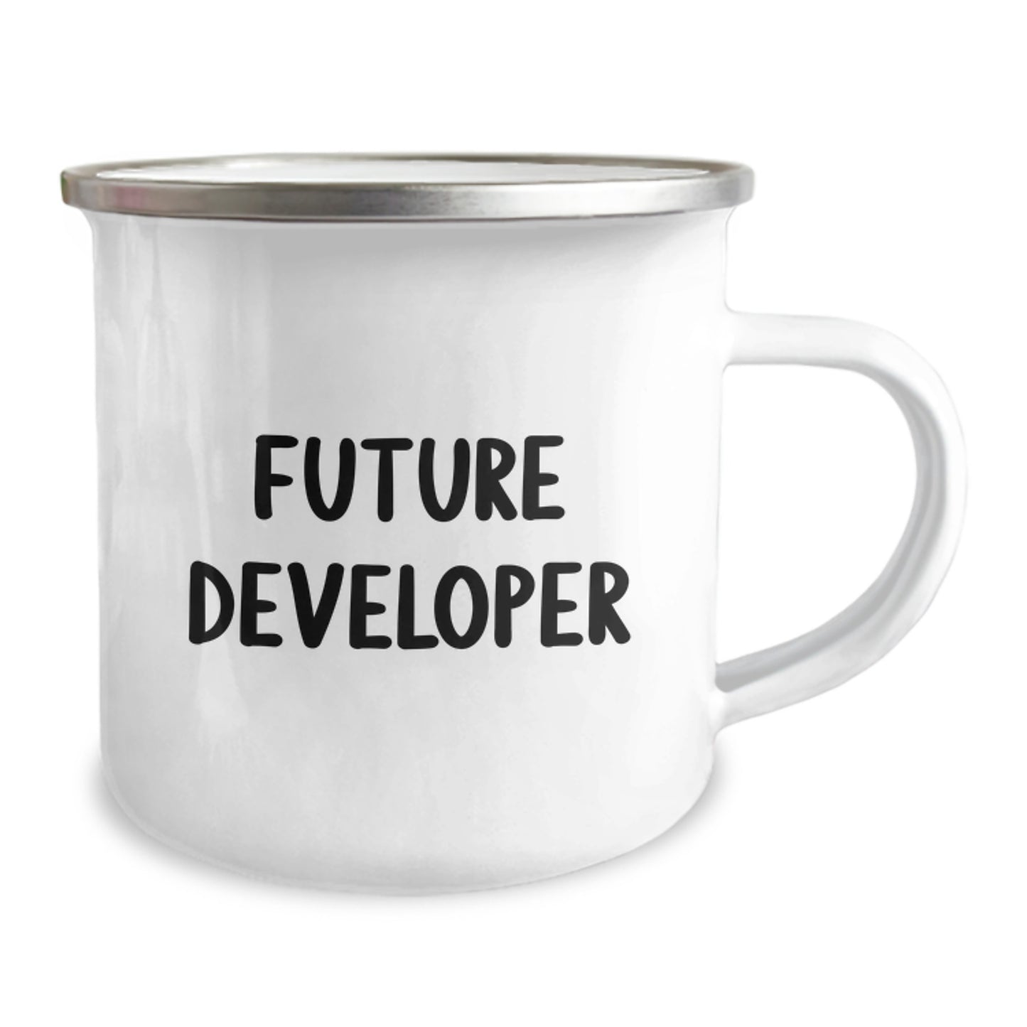Funny Quotes for Developers, Developer Gifts for Men, Unique Christmas Unique Gifts from Friends, Funny Camping Mug for Future Developer - Image 2