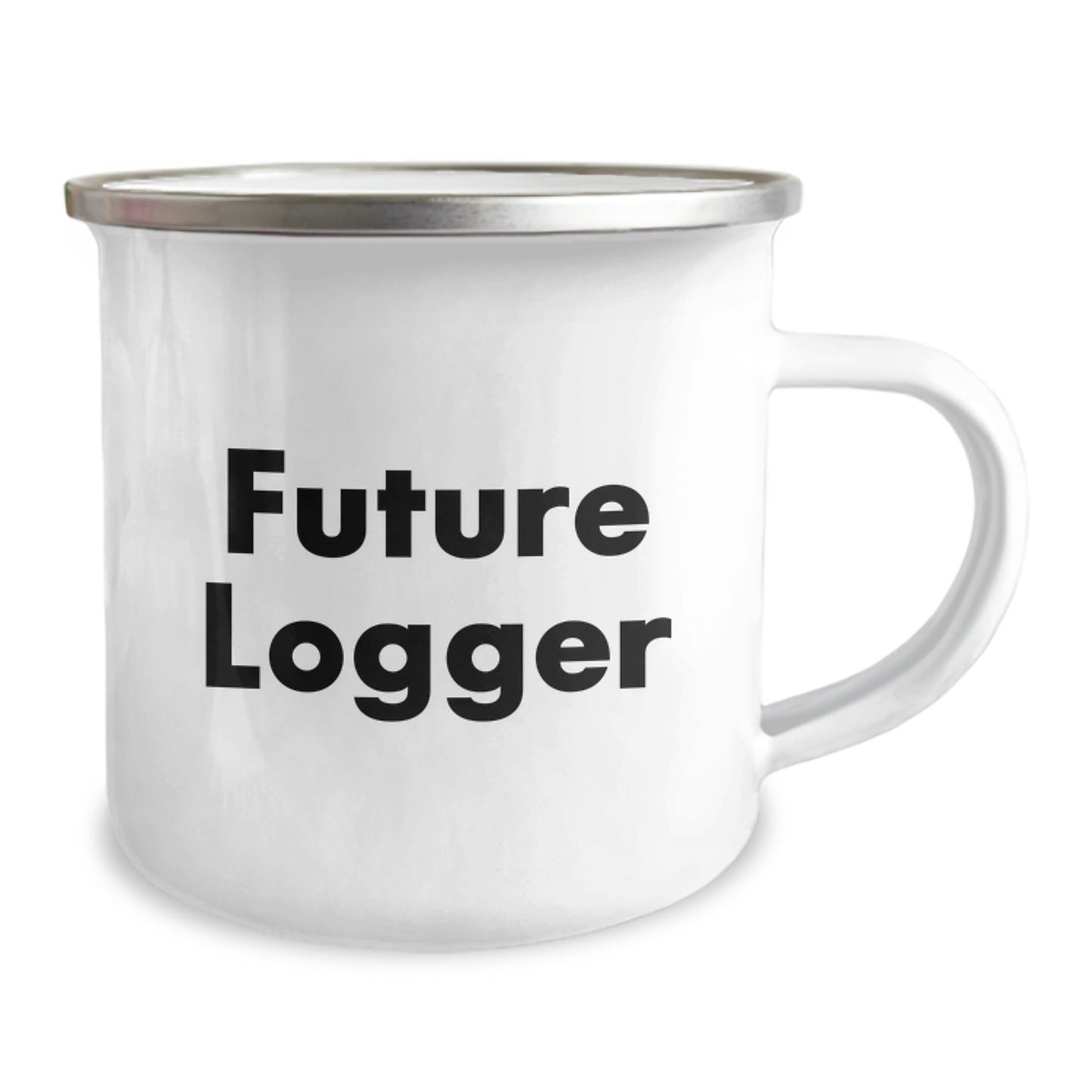 Funny Logger Gifts from Men to Friends, Camping Mug with Inspirational Quote, Christmas Unique Presents for Logger Enthusiasts - Image 2