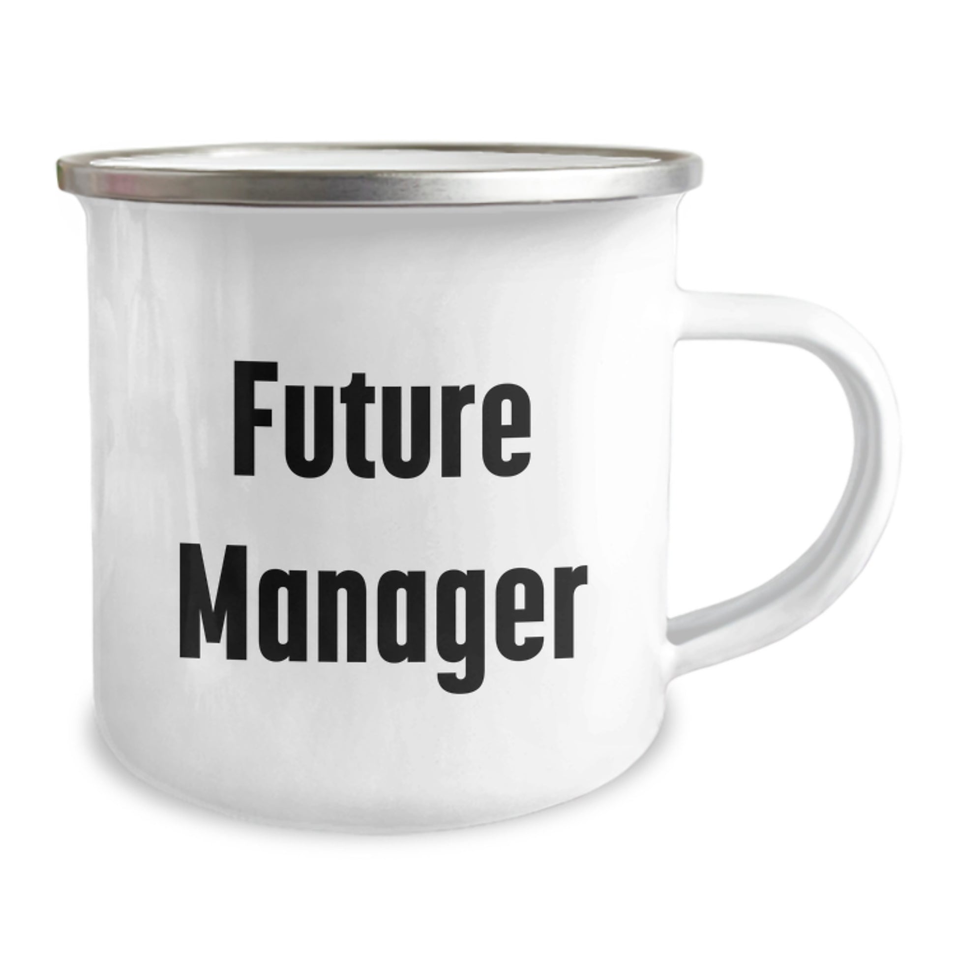 Funny Manager Gifts from Friends to Future Managers, Best Camping Mug for Graduation, 'Believe You Can and You're Halfway There' Quote - Image 2